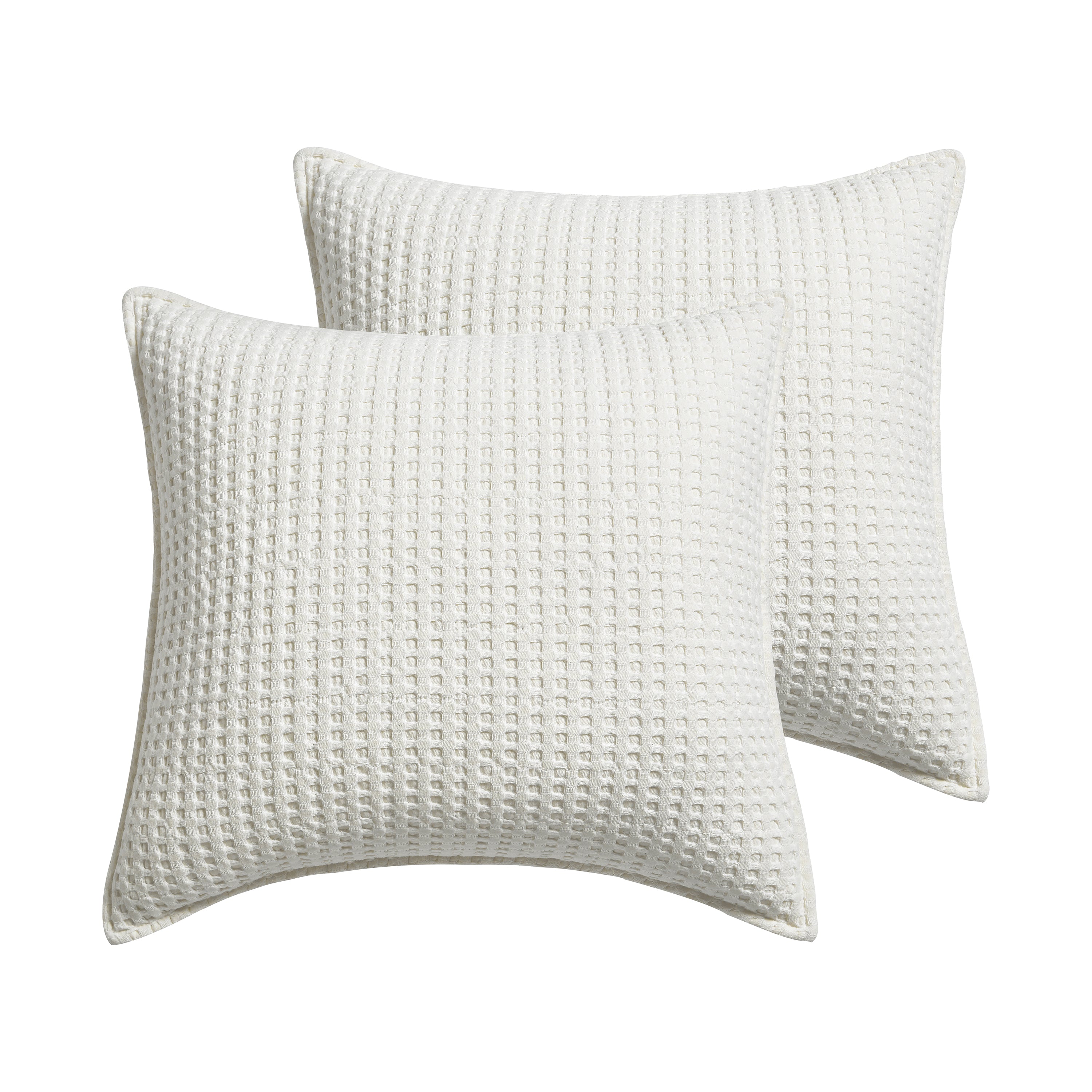 Levtex Home Mills Waffle Euro Sham Set of 2 Euro Shams