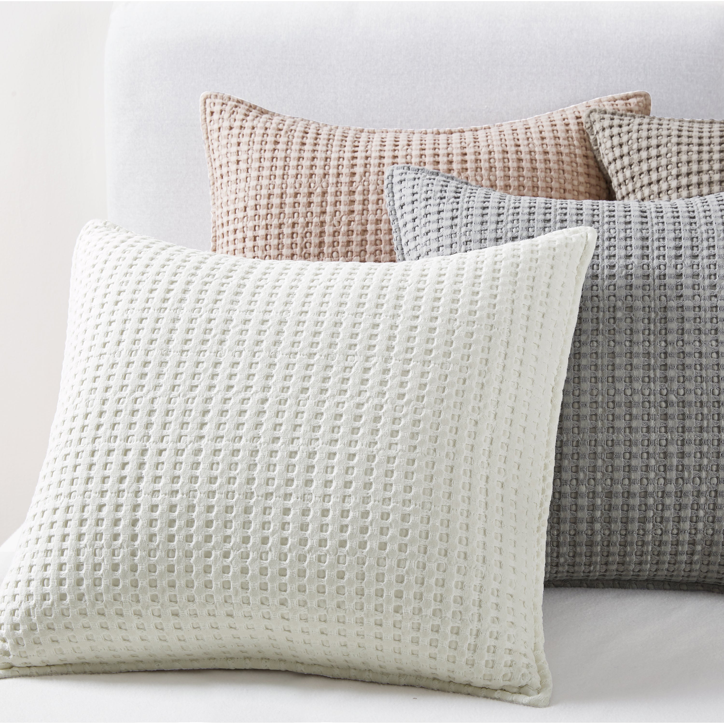 Levtex Home Mills Waffle Square Pillow Decorative Pillows
