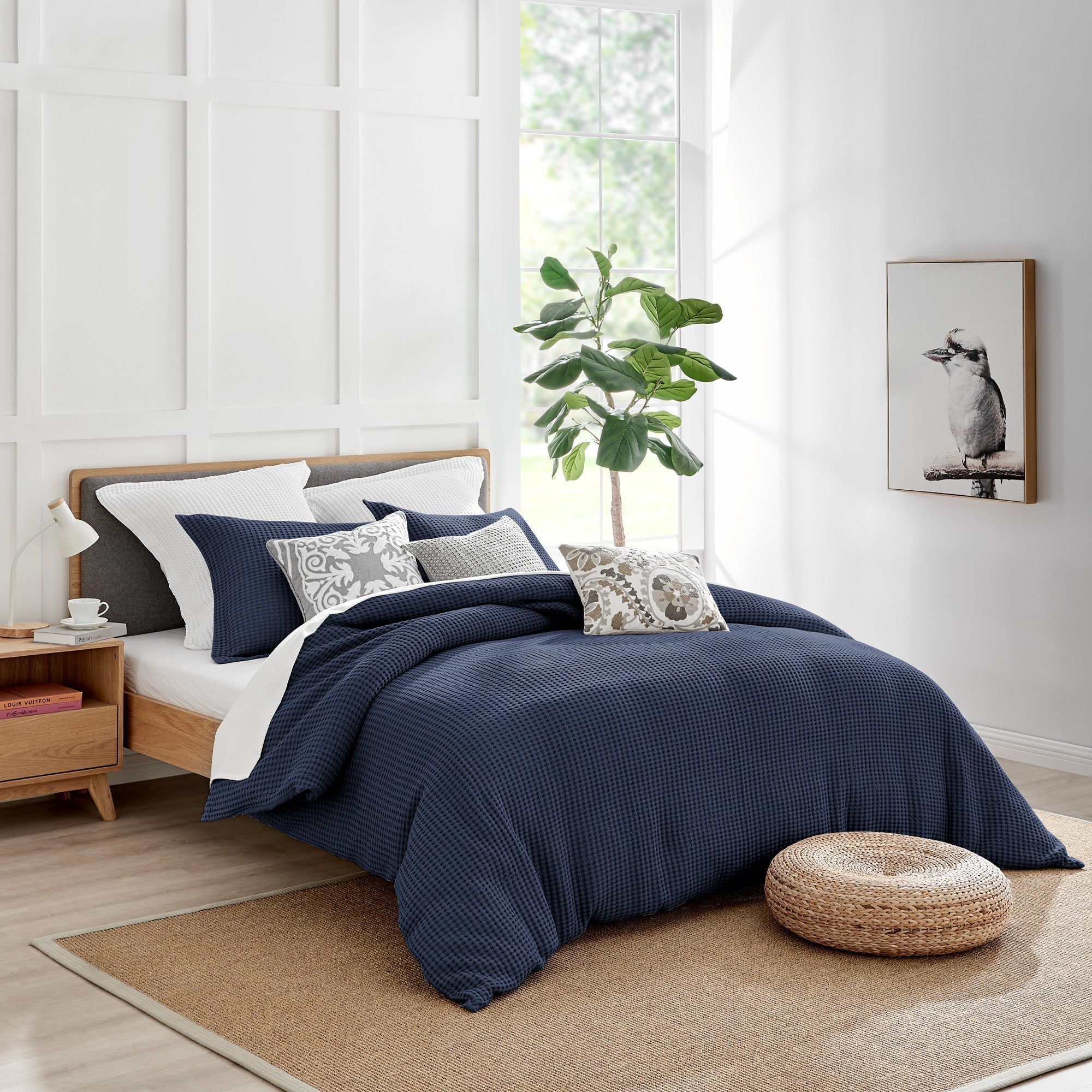 Levtex Home Mills Waffle Duvet Cover Set Duvets