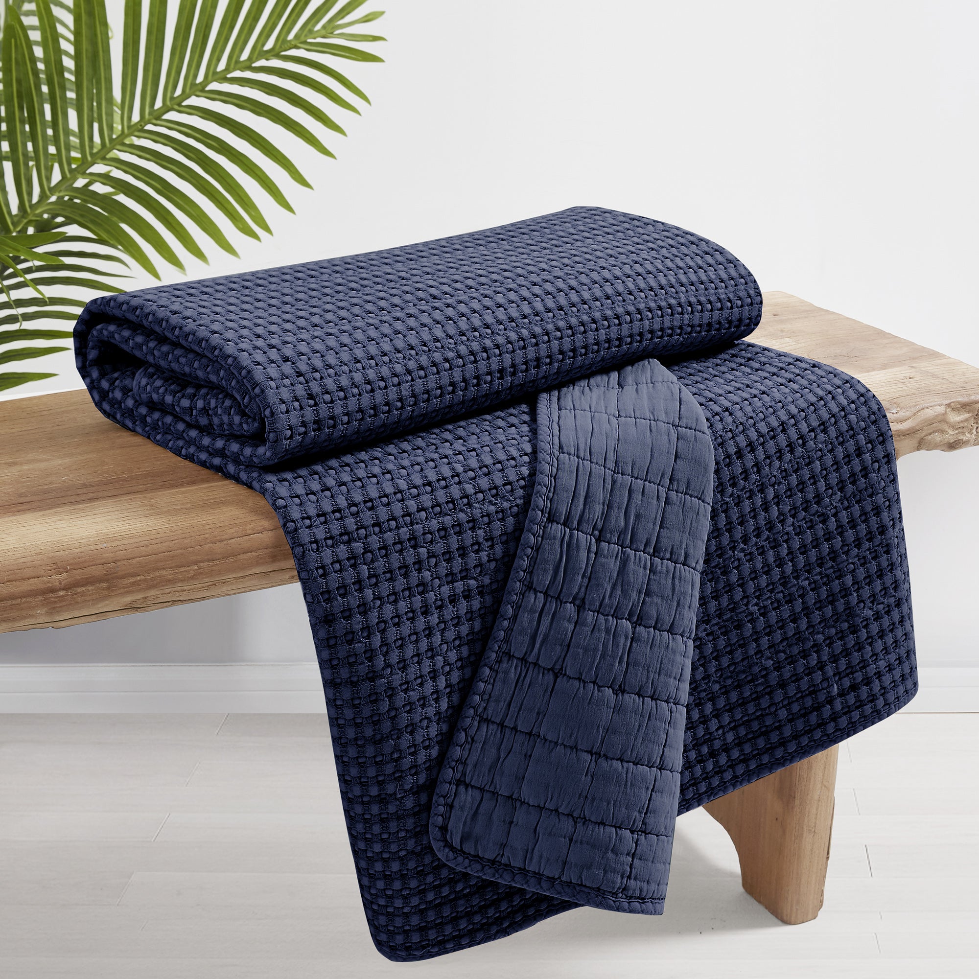 Levtex Home Mills Waffle Quilted Throw Throws