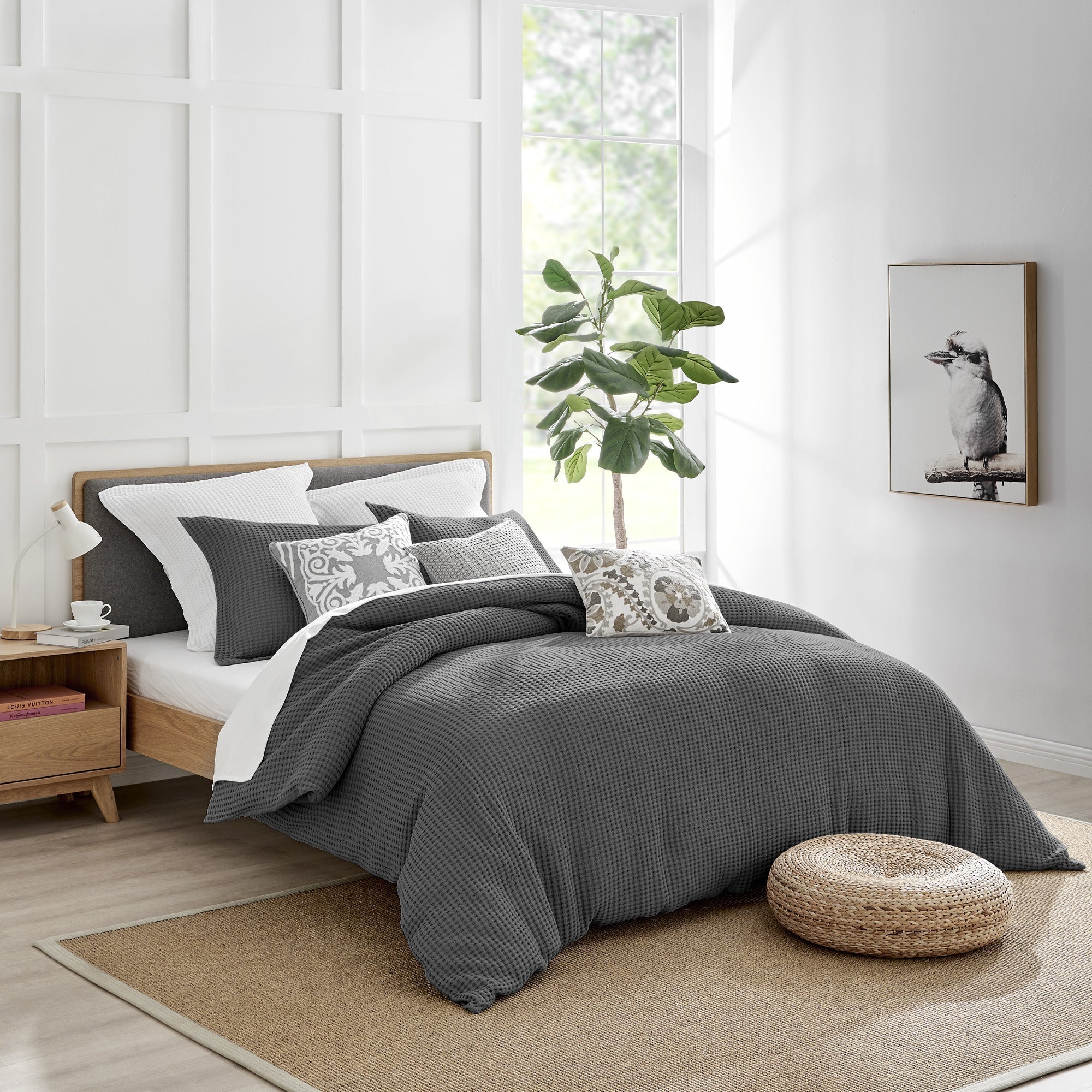 Levtex Home Mills Waffle Duvet Cover Set Duvets