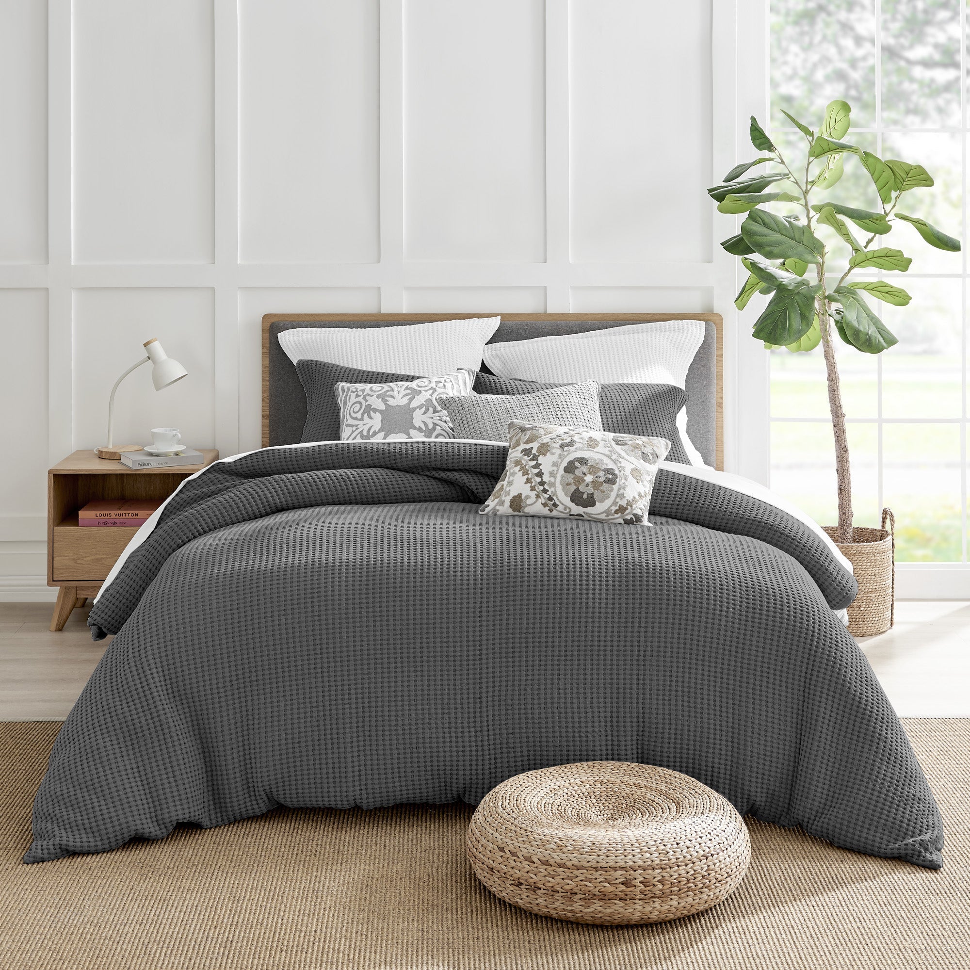 Levtex Home Mills Waffle Duvet Cover Set Duvets