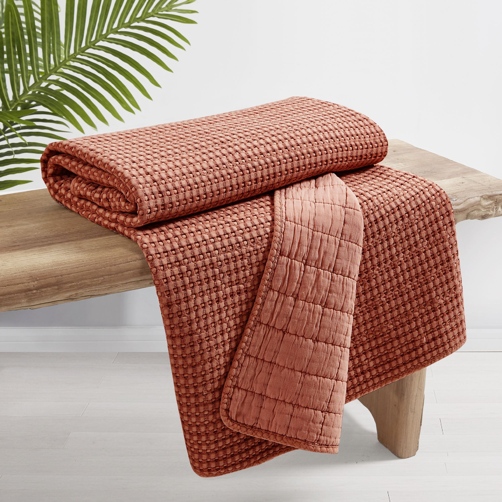 Levtex Home Mills Waffle Quilted Throw Throws