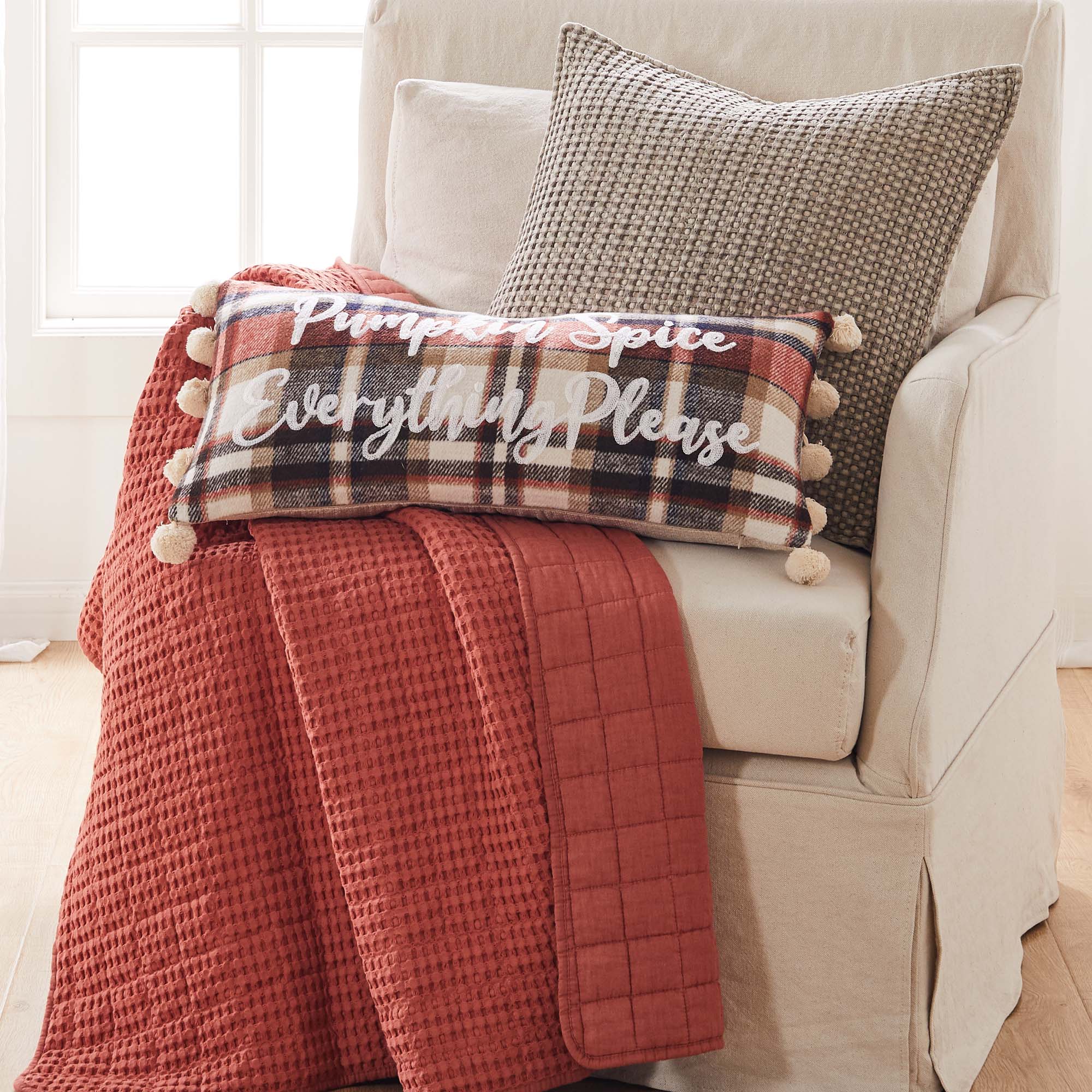 Levtex Home Mills Waffle Quilted Throw Throws