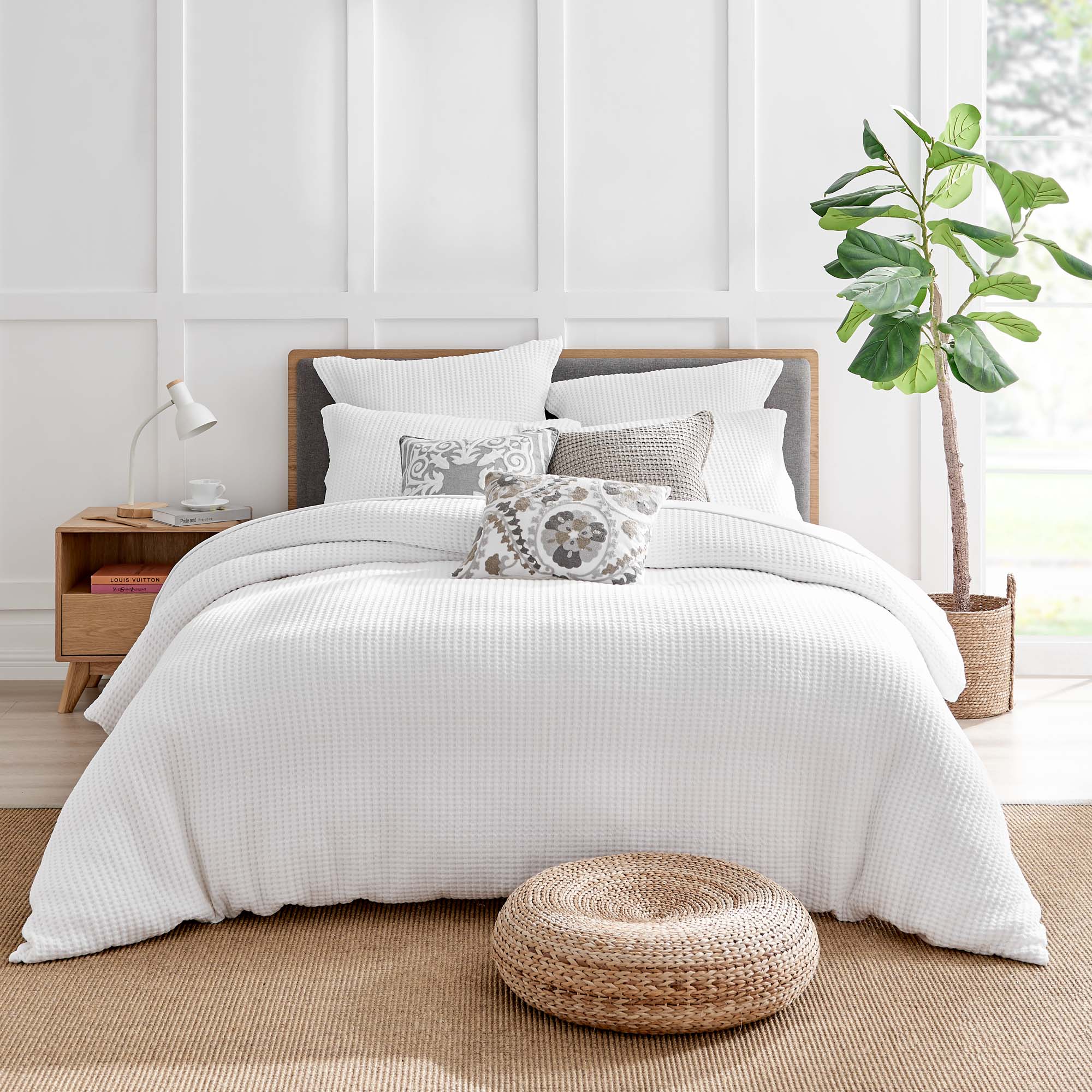 Levtex Home Mills Waffle Duvet Cover Set Duvets