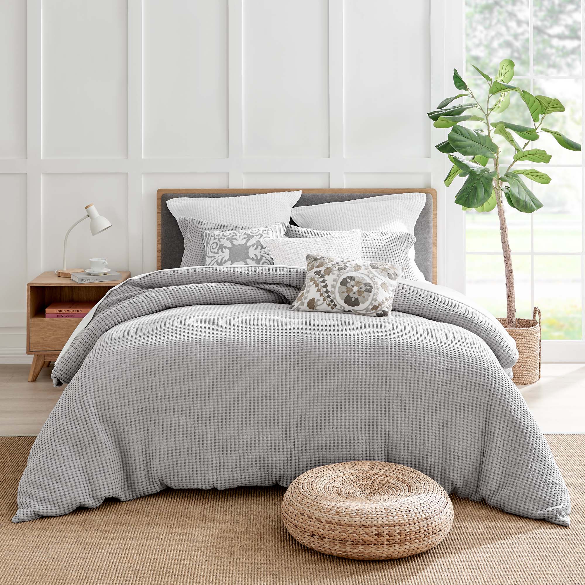 Levtex Home Mills Waffle Duvet Cover Set Duvets