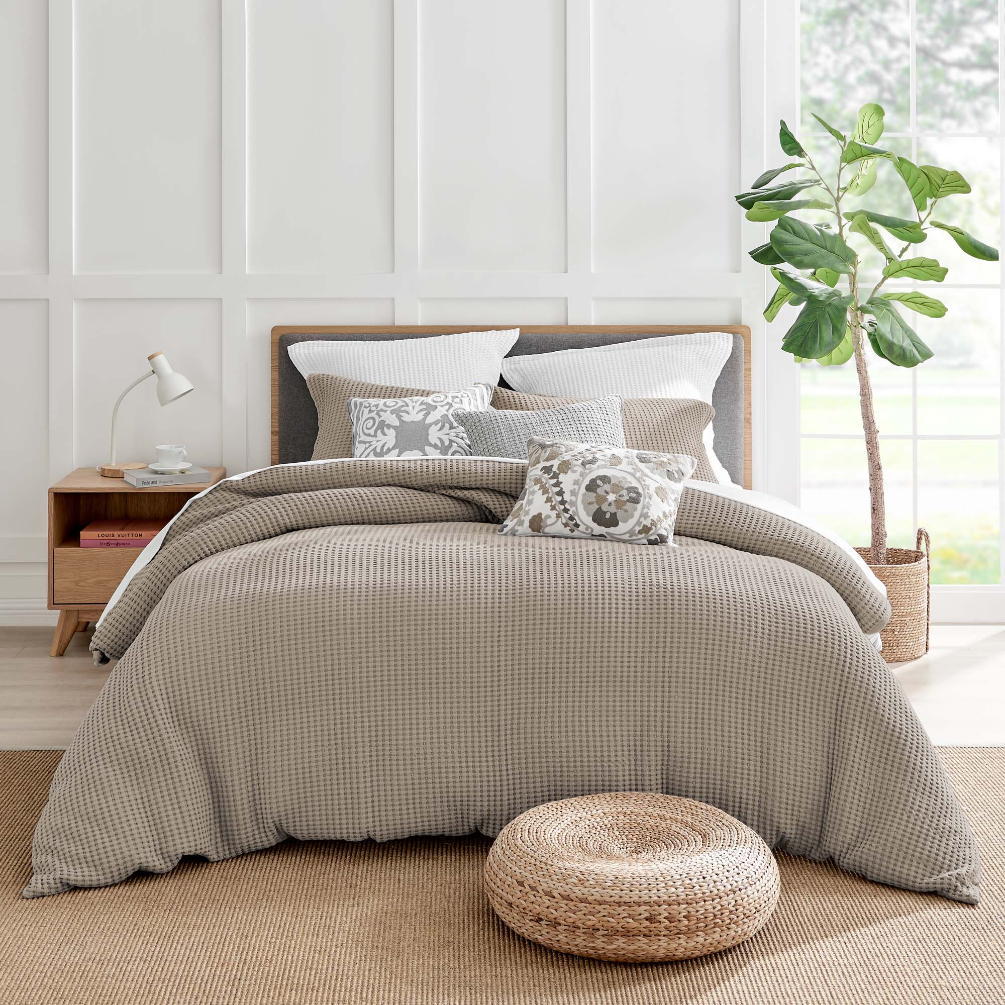 Levtex Home Mills Waffle Duvet Cover Set Duvets