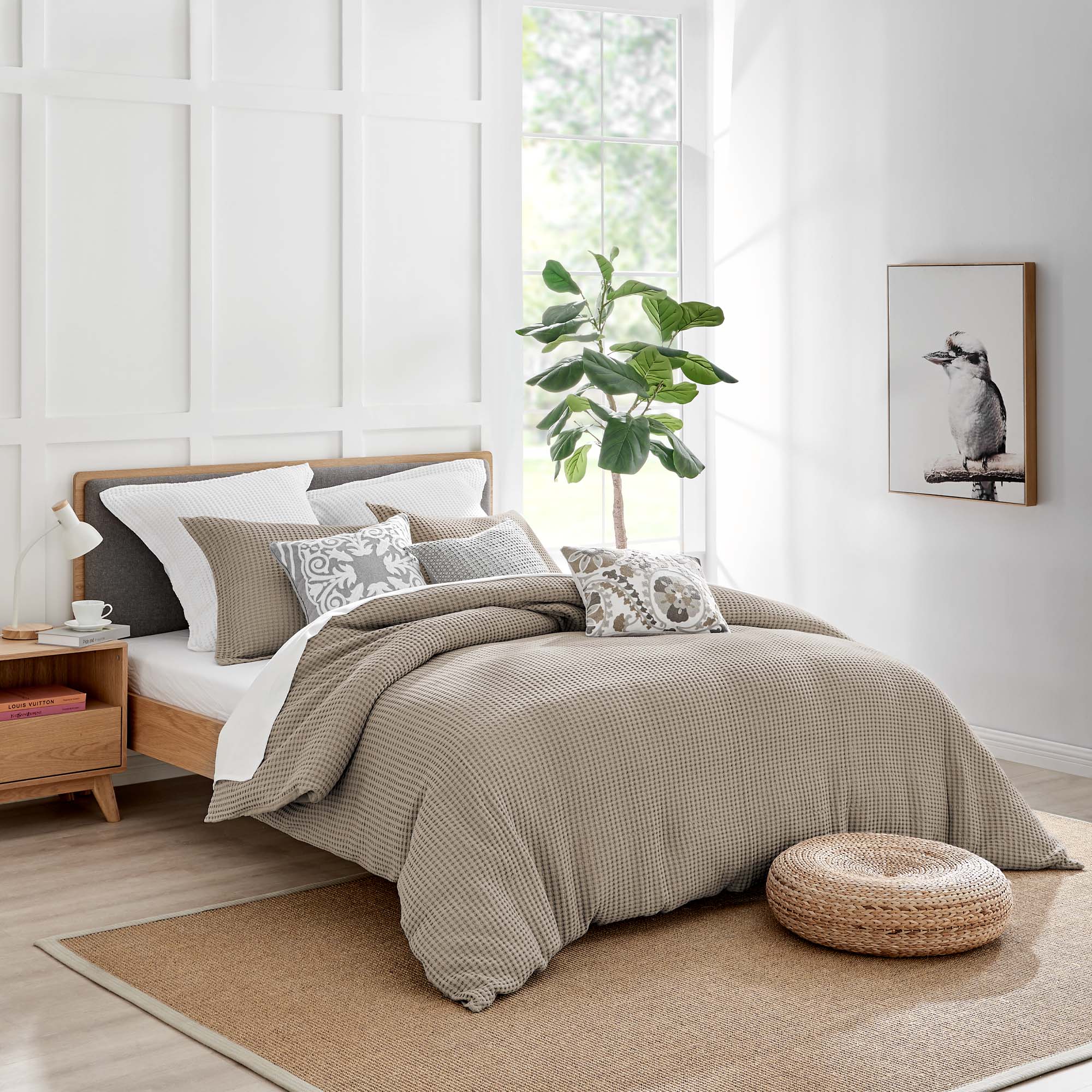 Levtex Home Mills Waffle Duvet Cover Set Duvets