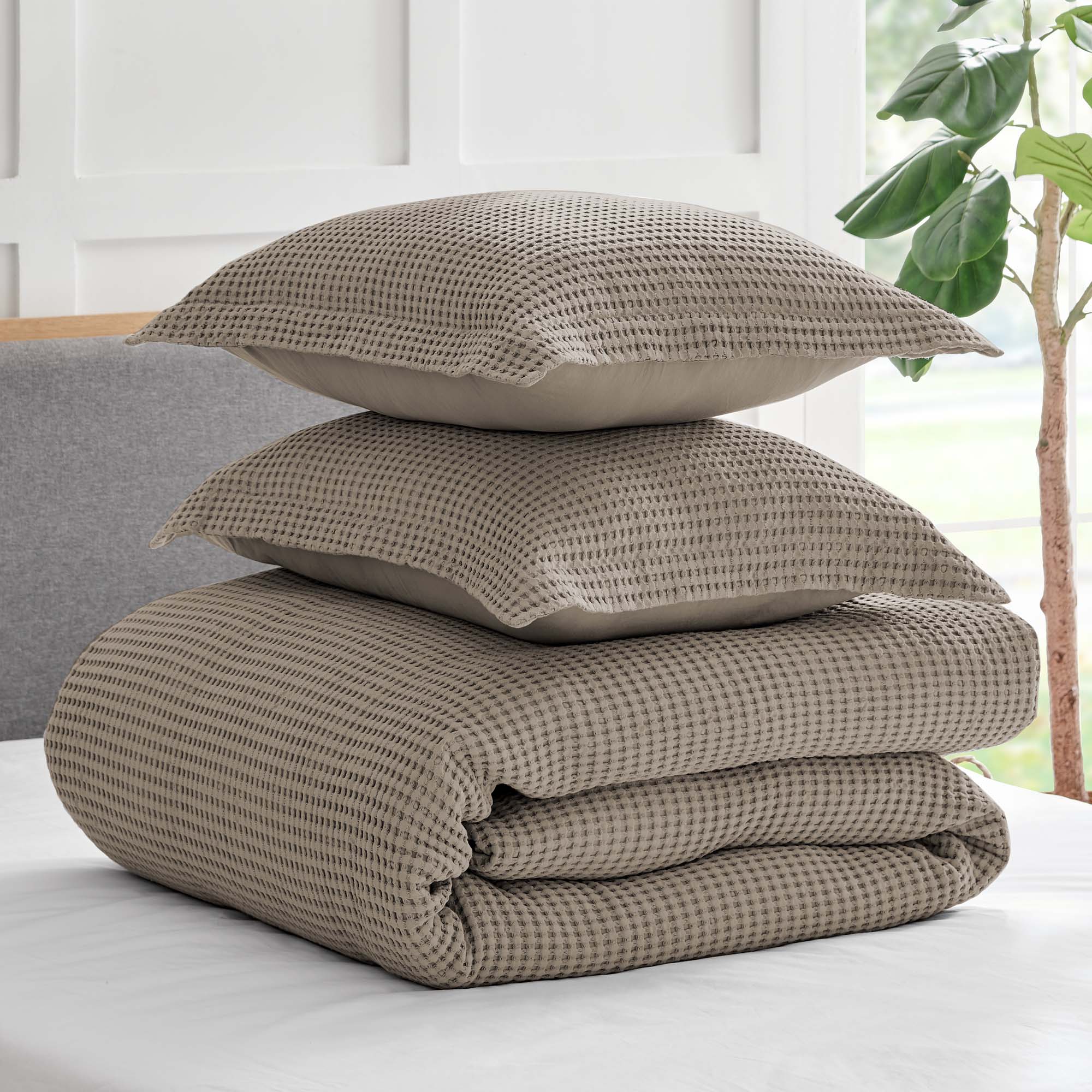 Levtex Home Mills Waffle Duvet Cover Set Duvets