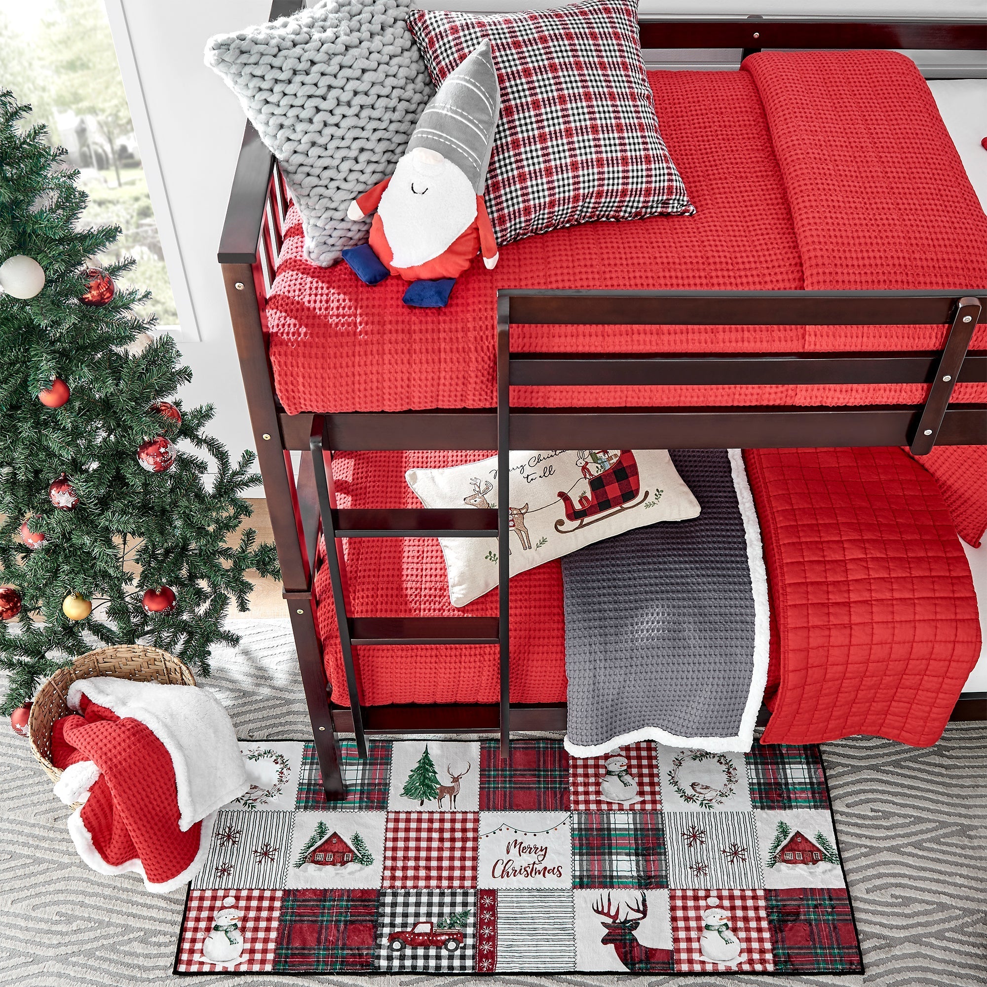 Levtex Home Mills Waffle Gnome Pillow 12x17 Decorative Pillows