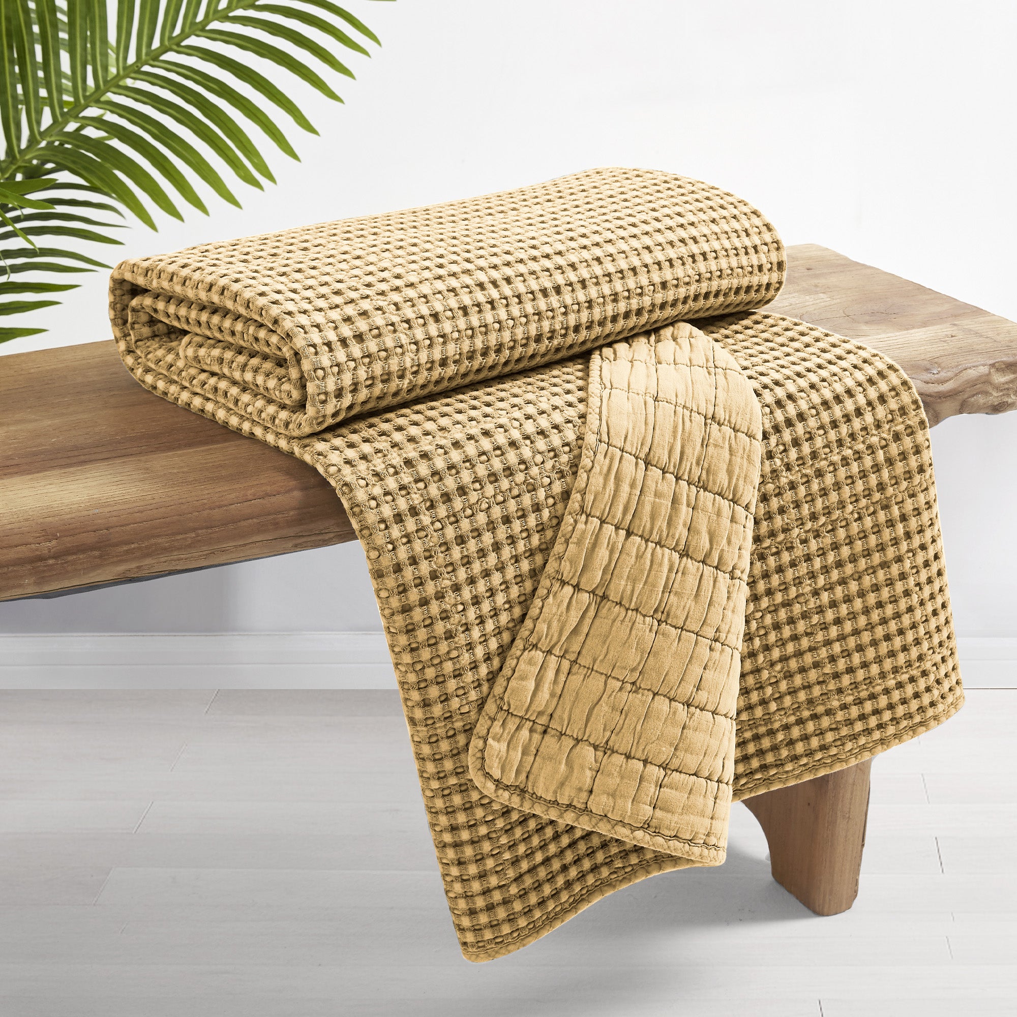 Levtex Home Mills Waffle Quilted Throw Throws