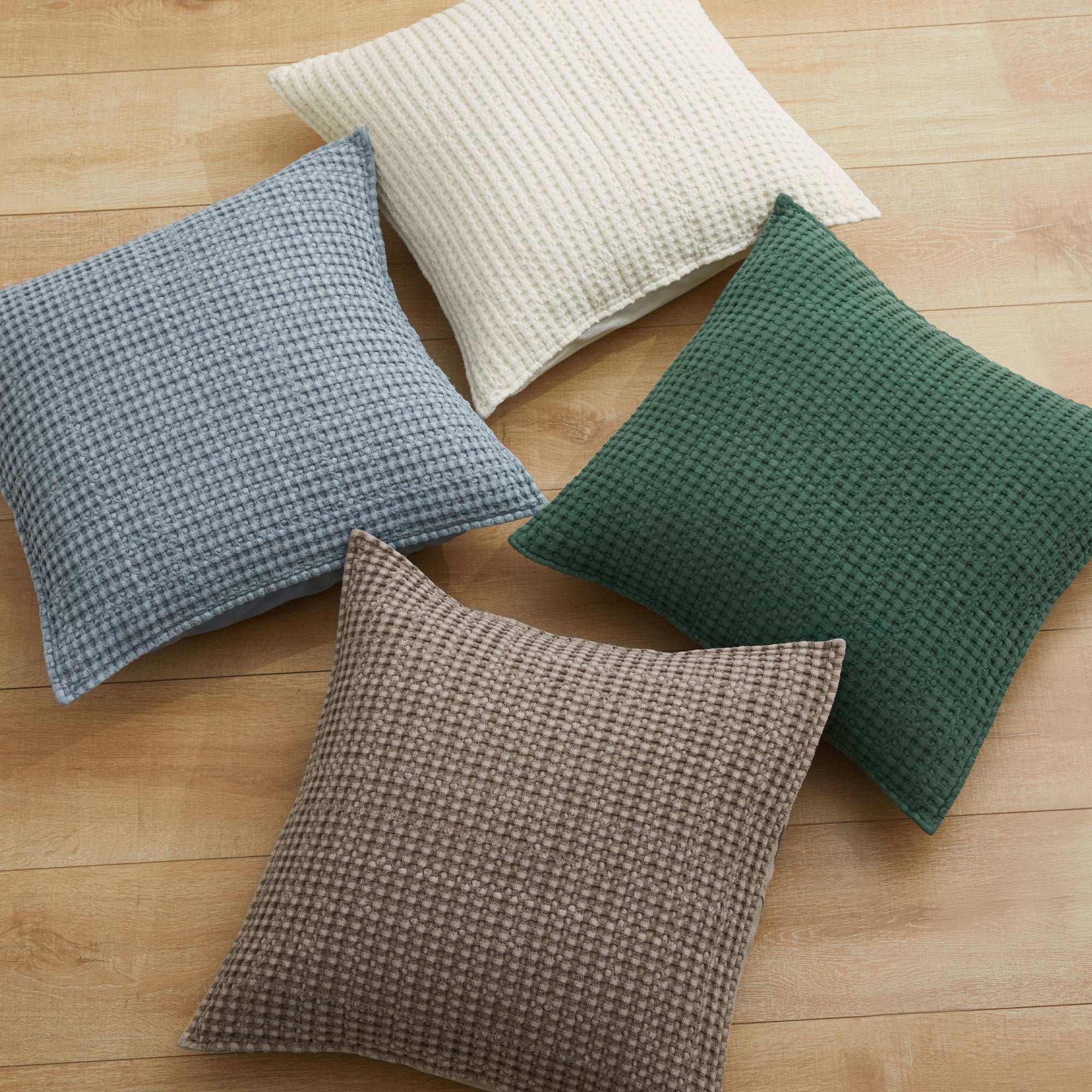 Levtex Home Mills Waffle Square Pillow Decorative Pillows