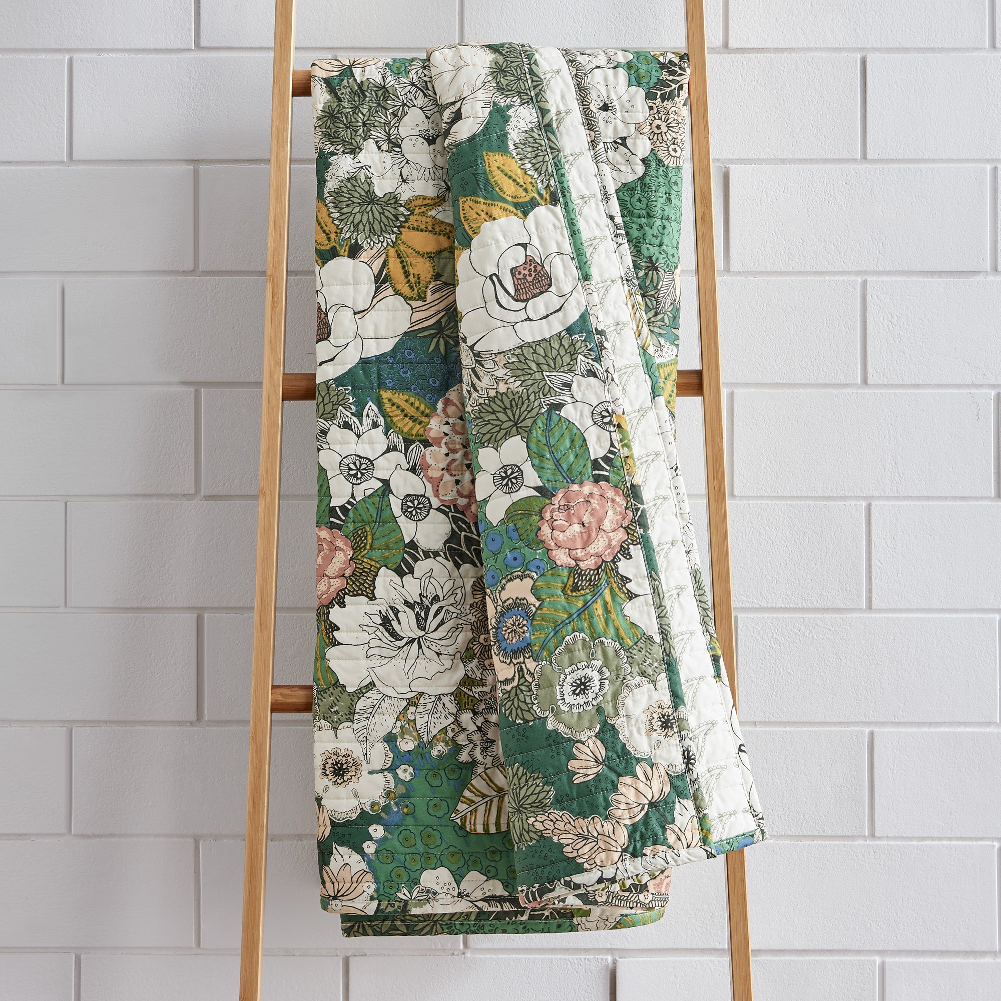 Levtex Home Bettina Floral Quilted Throw Throws