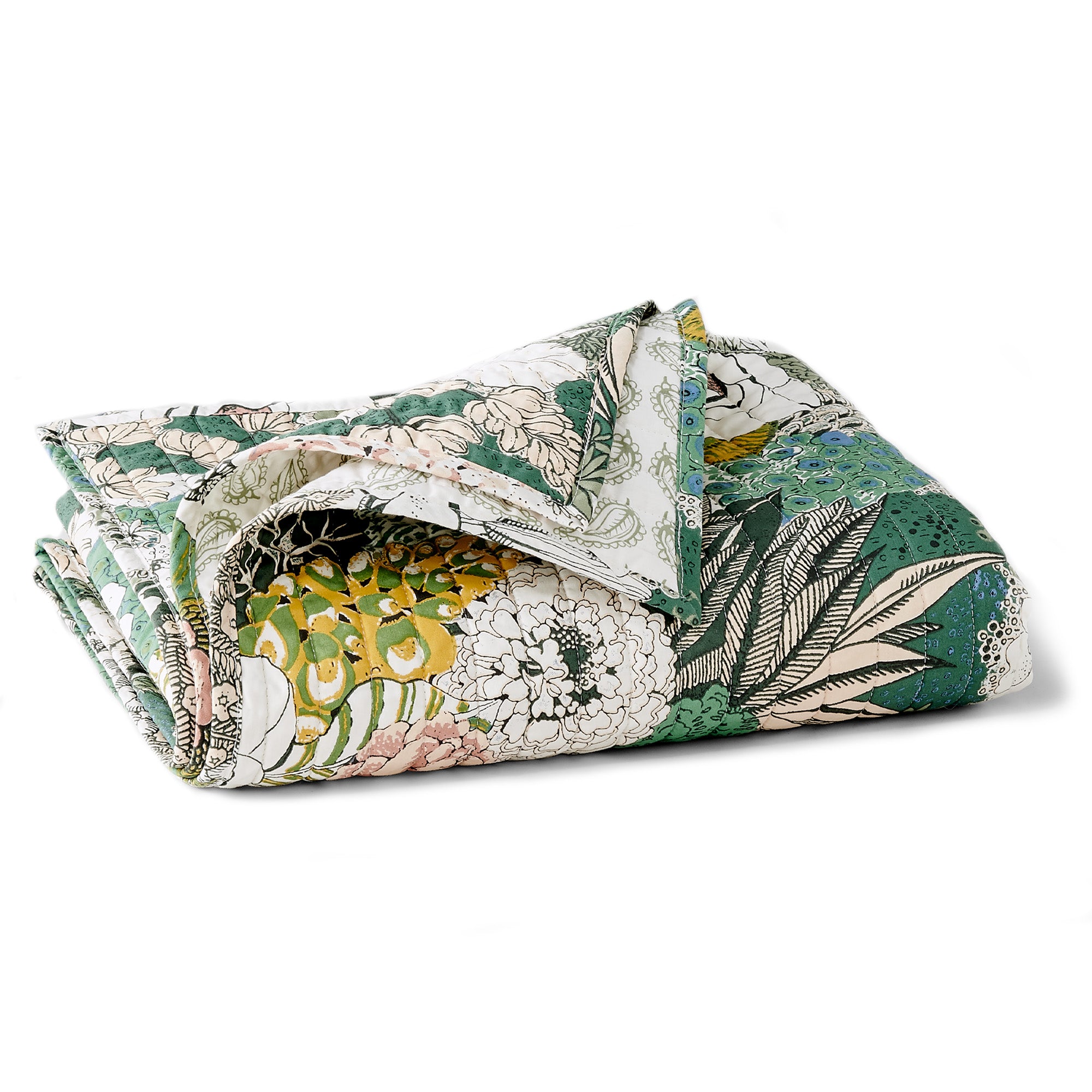 Levtex Home Bettina Floral Quilted Throw Throws