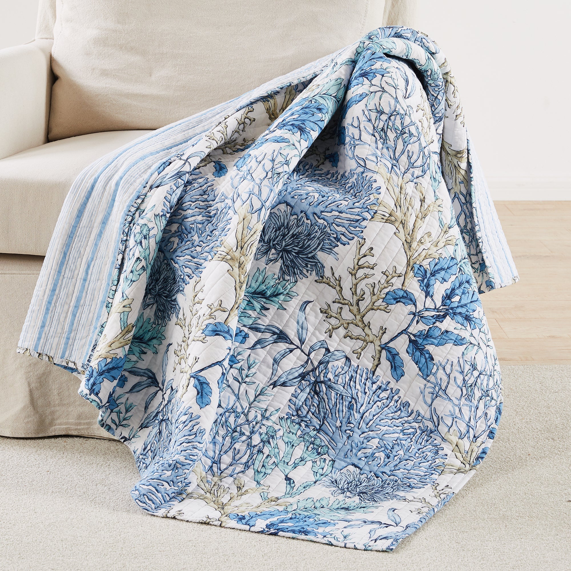 Levtex Home Mahina Quilted Throw Throws