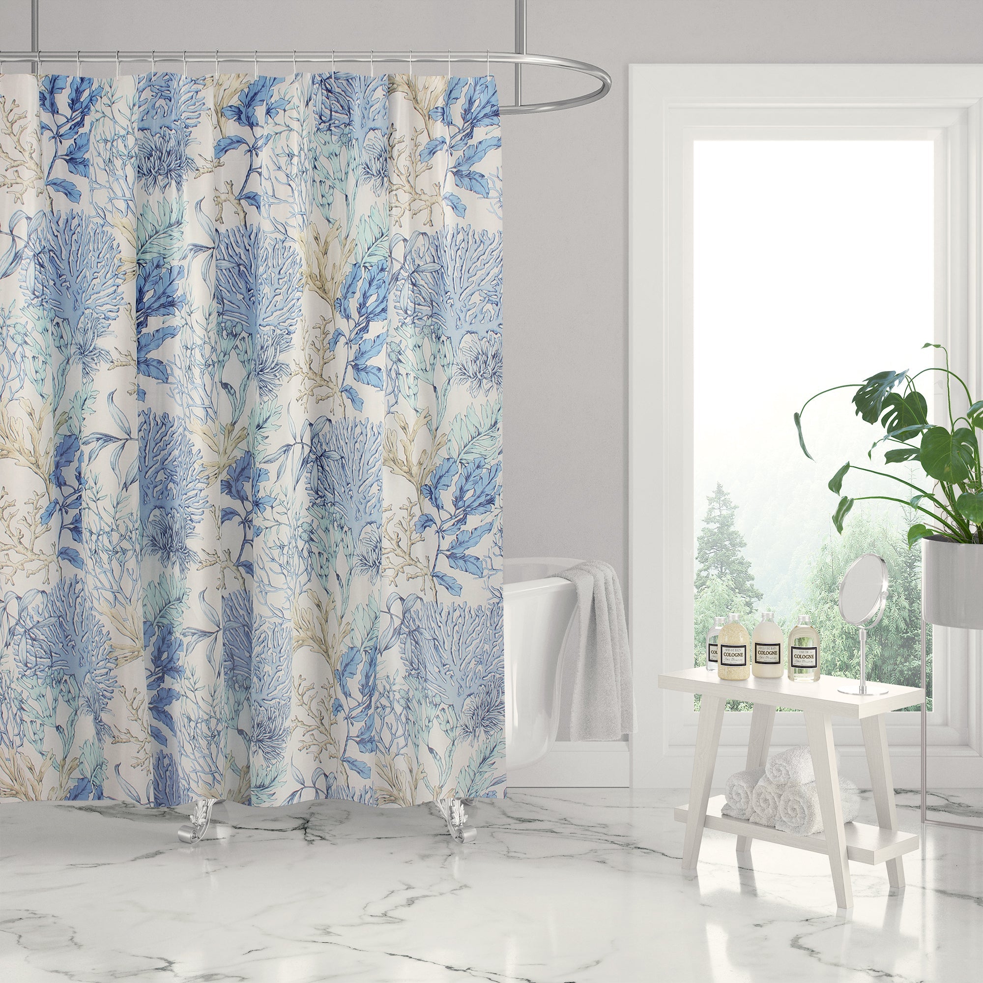 Levtex Home Mahina Shower Curtain Shower Curtains