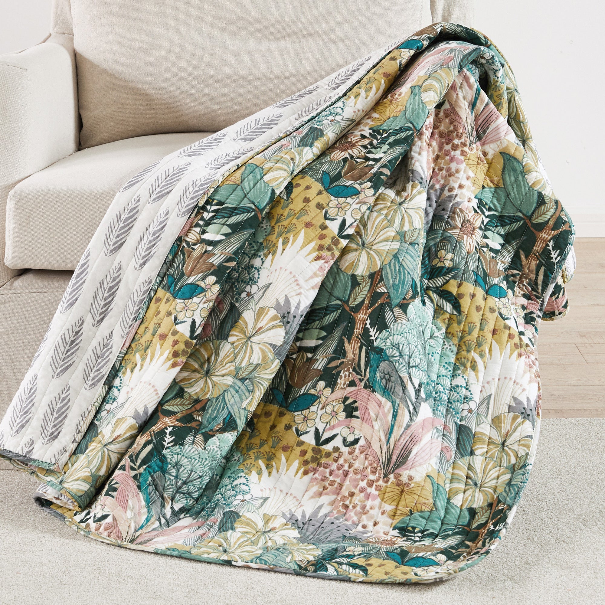 Levtex Home Ashika Quilted Throw Throws