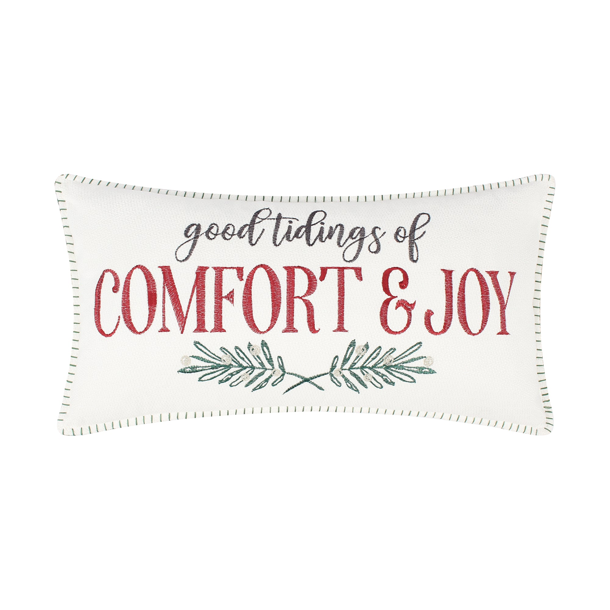 Levtex Home Spencer Plaid Comfort & Joy Pillow Decorative Pillows