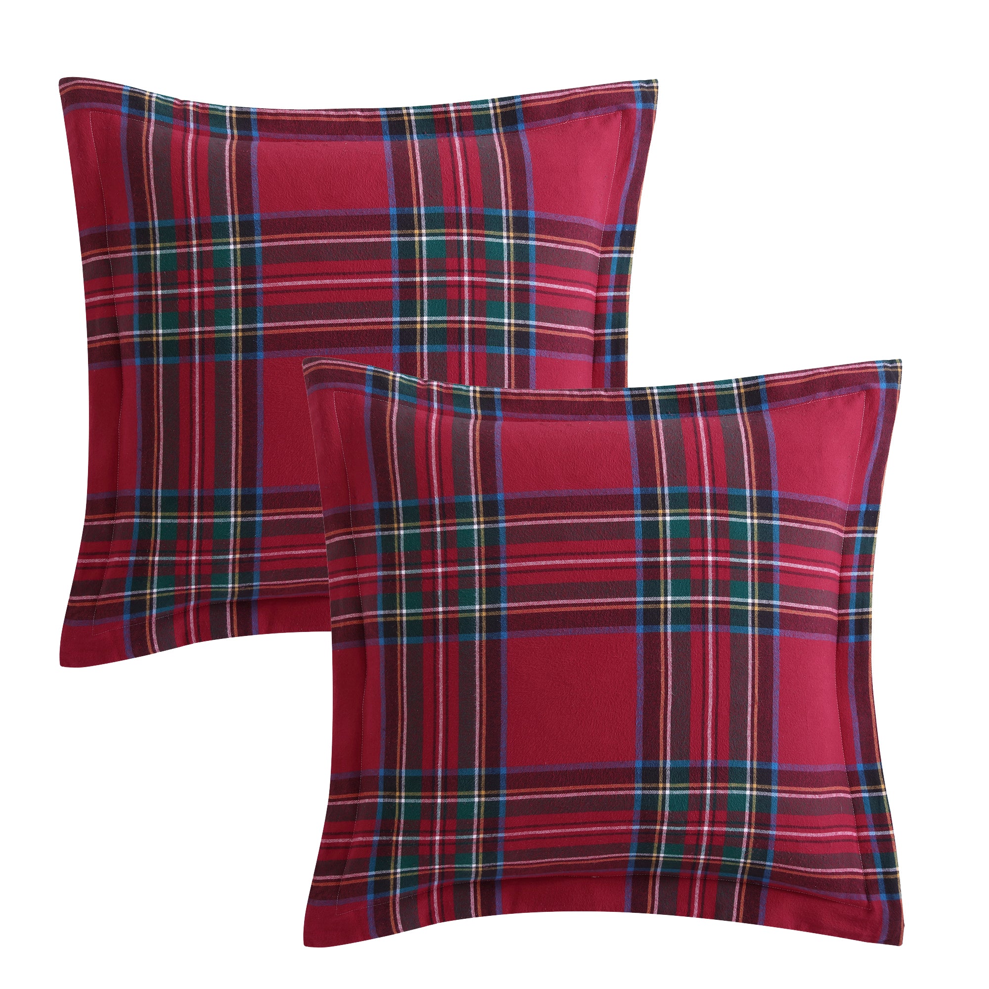 Levtex Home Spencer Plaid Euro Sham Set of 2 Euro Shams