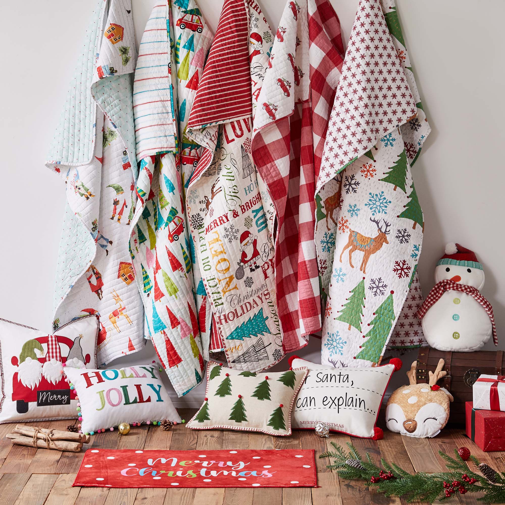 Levtex Home Holly Jolly 3-Piece Toddler Bedding Set Toddler Sets