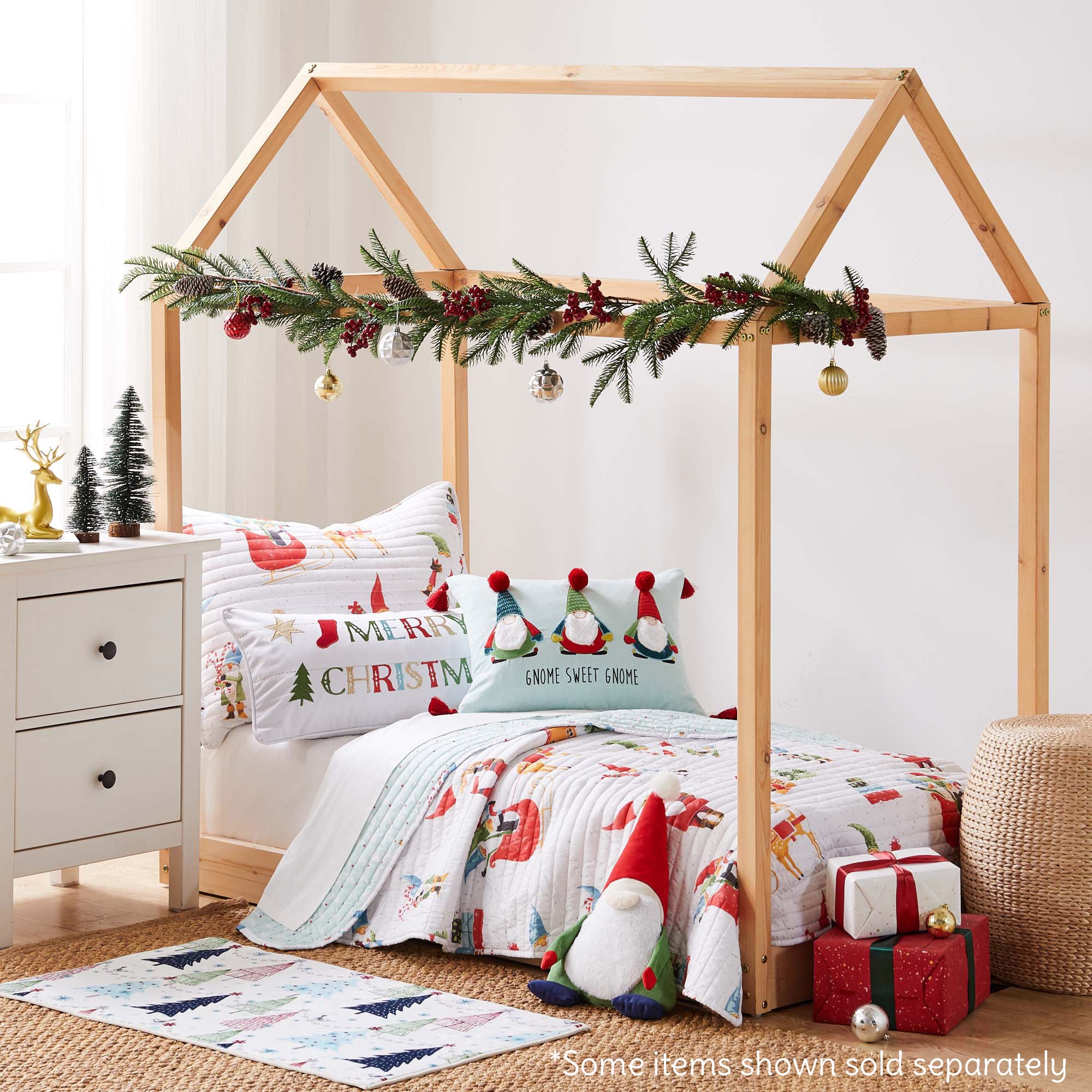 Levtex Home Gnome for the Holidays 3-Piece Toddler Bedding Set Toddler Sets