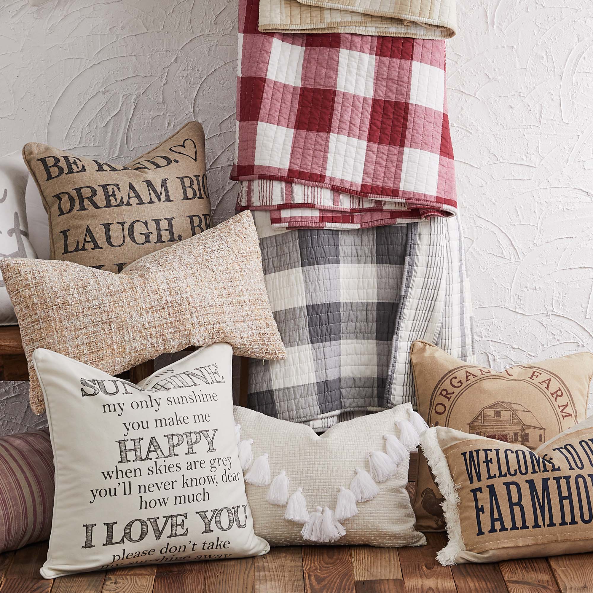 Levtex Home You are my Sunshine word pillow Decorative Pillows