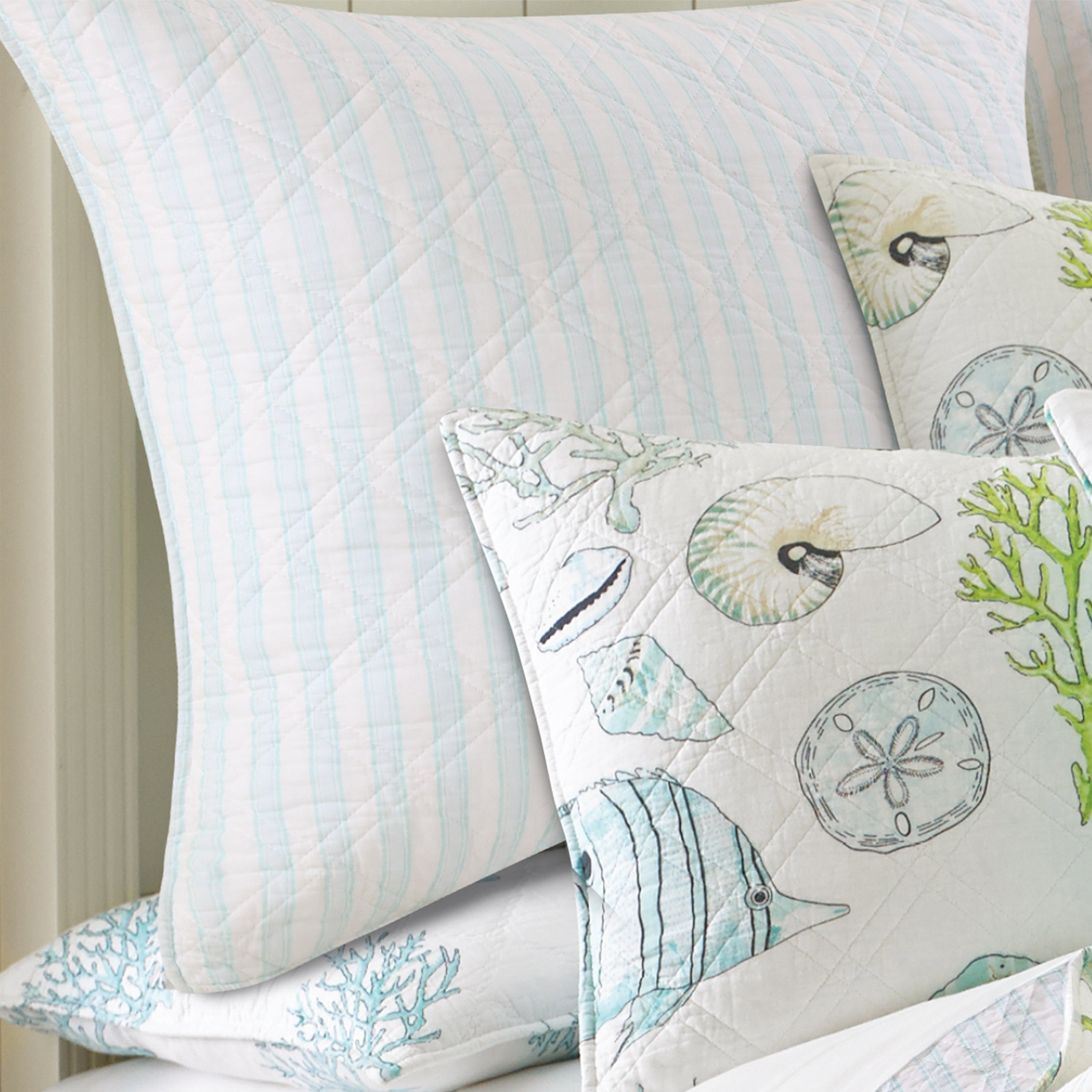 Levtex Home Biscayne Euro Sham Set of 2 Euro Shams