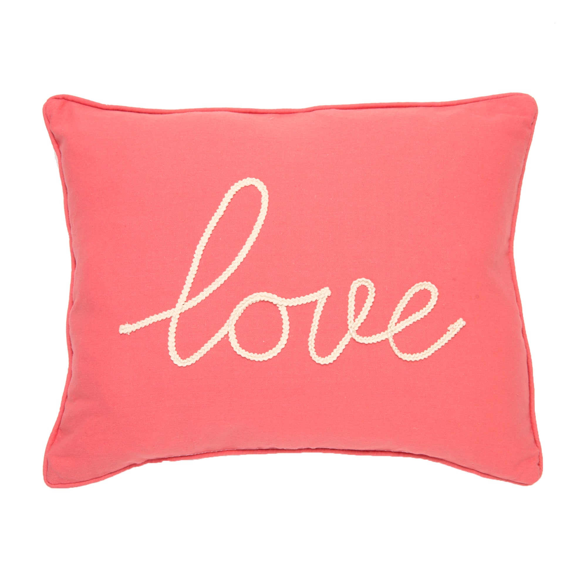 Levtex Home Love Pillow Coral Decorative Pillows