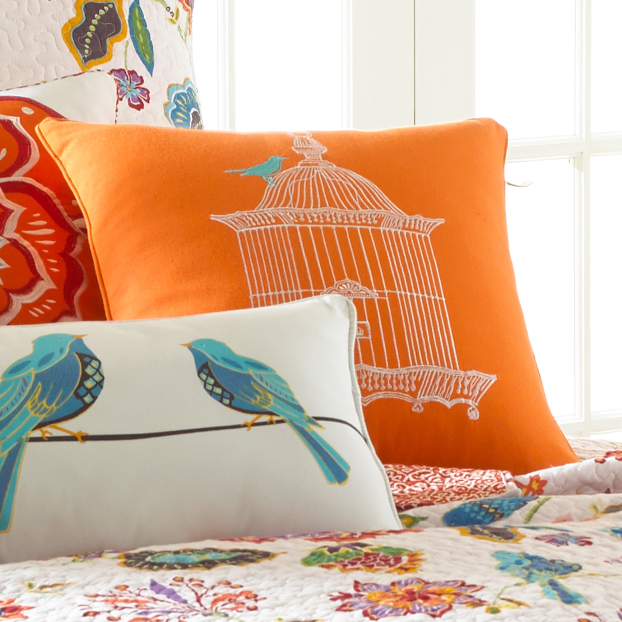 Levtex Home Abigail Birdcage Pillow Decorative Pillows