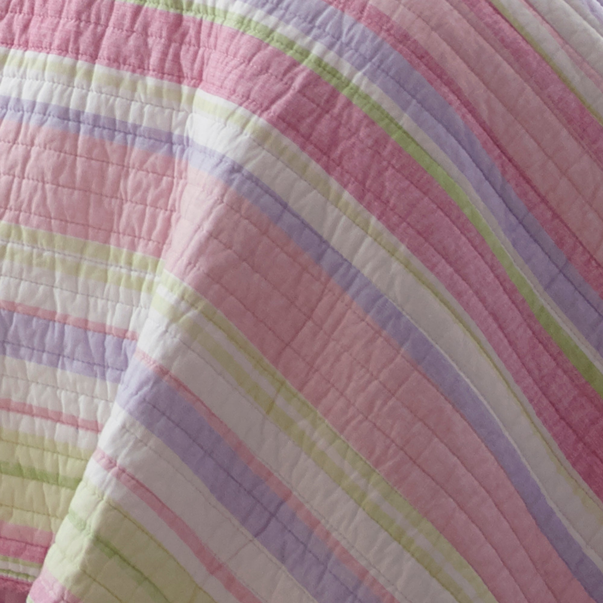 Levtex Home Merrill Stripe Girl Quilt Set Kids Quilts