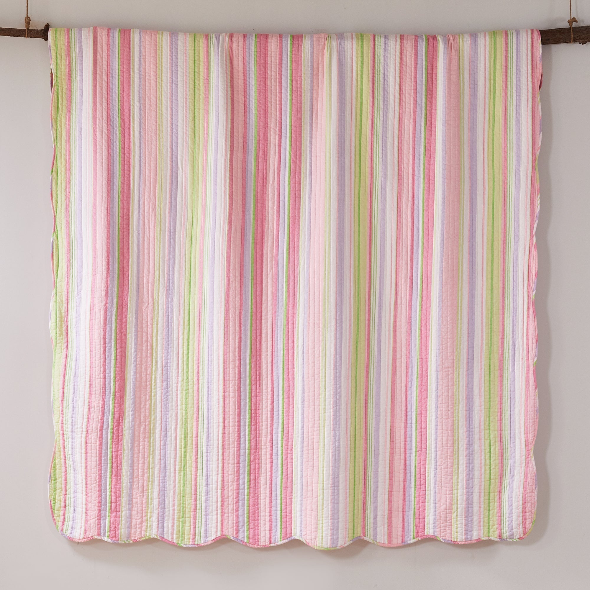 Levtex Home Merrill Stripe Girl Quilt Set Kids Quilts