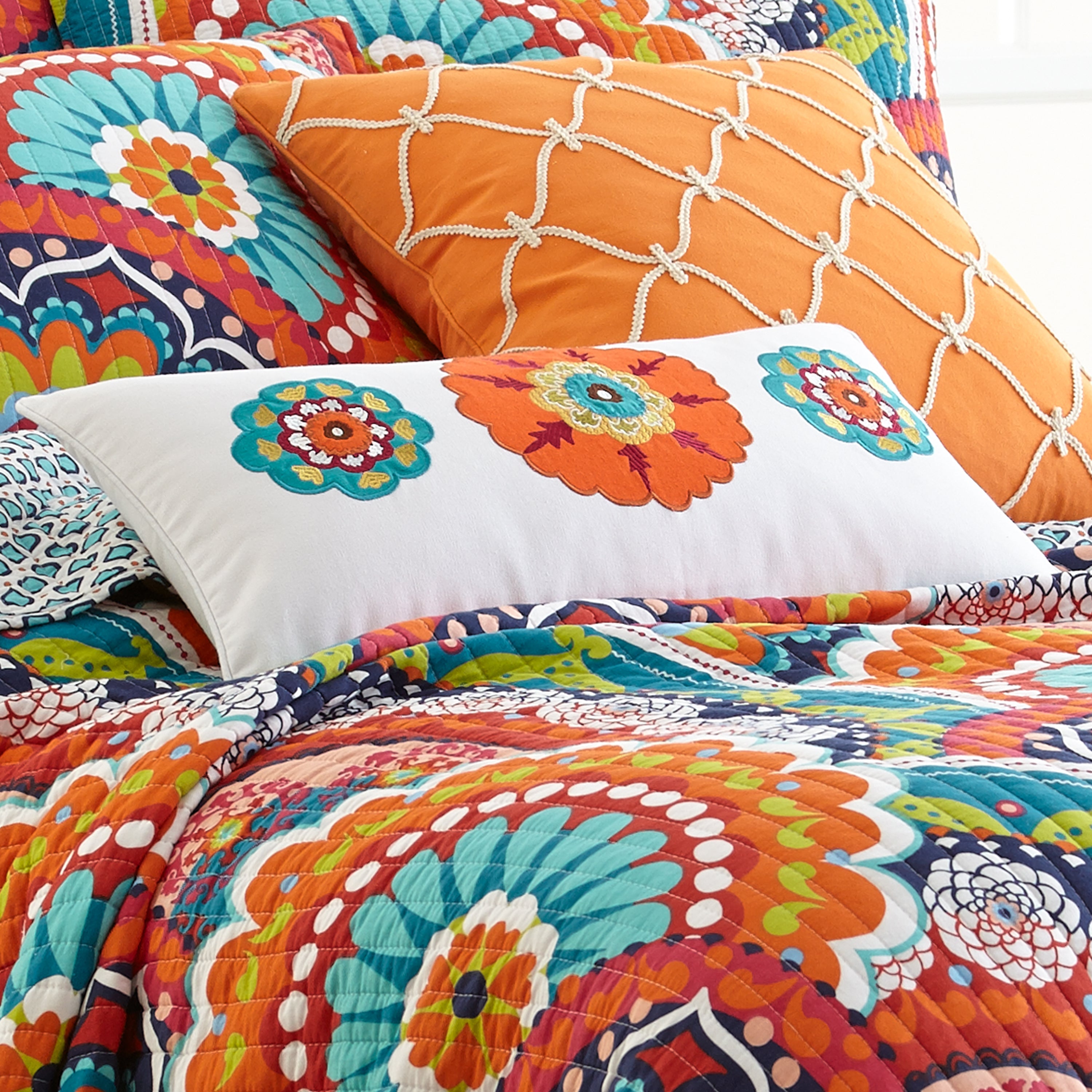 Levtex Home Serendipity 3 Medallion Pillow Decorative Pillows