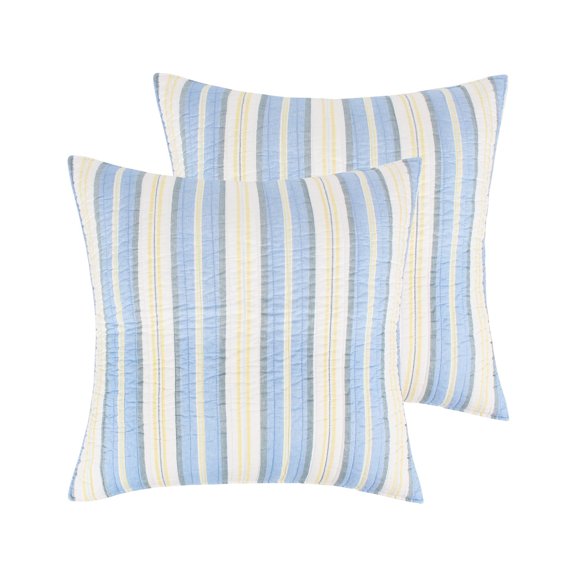 Levtex Home St Bart Stripe Euro Sham Set of 2 Euro Shams