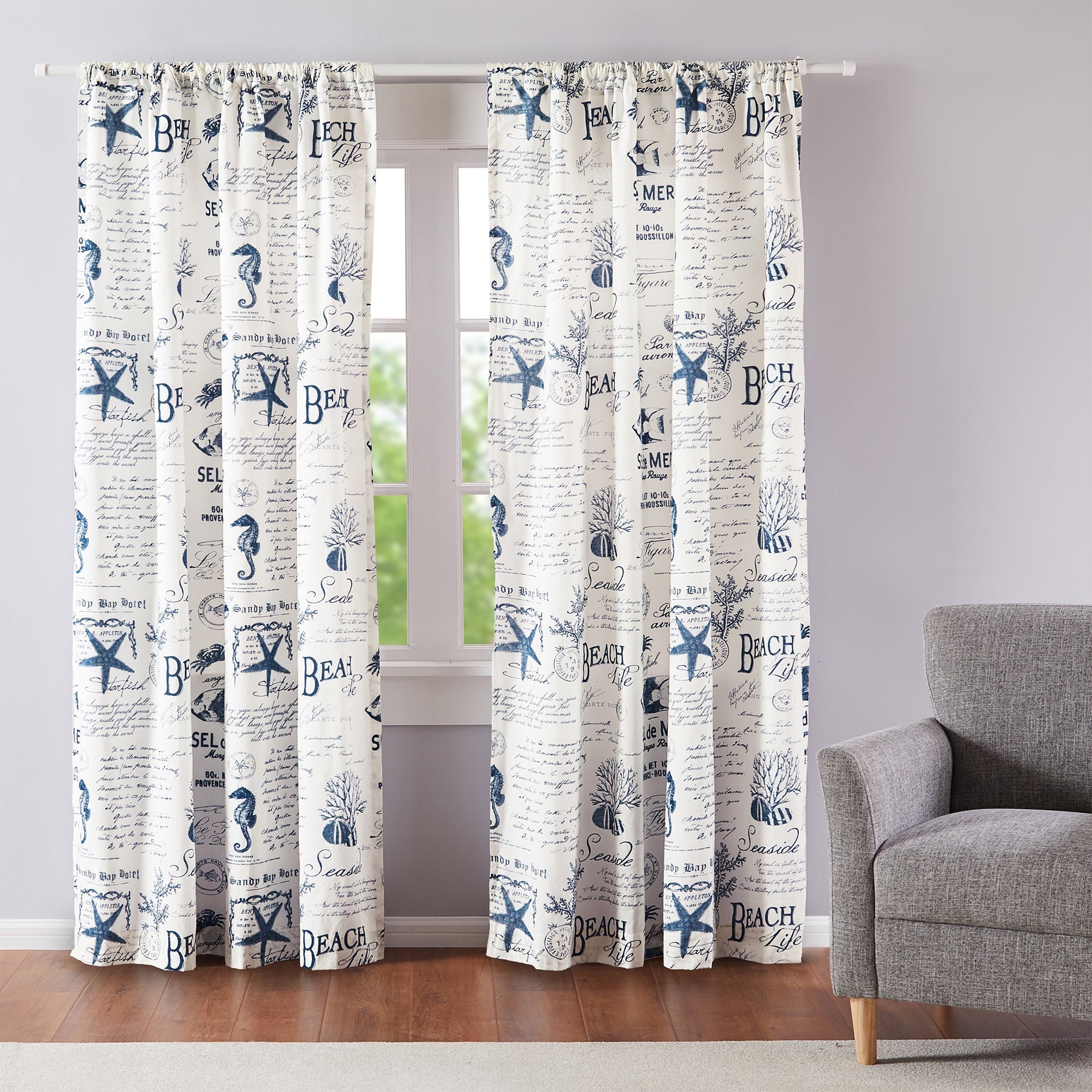Levtex Home Beach Life Drape Panel Drapes