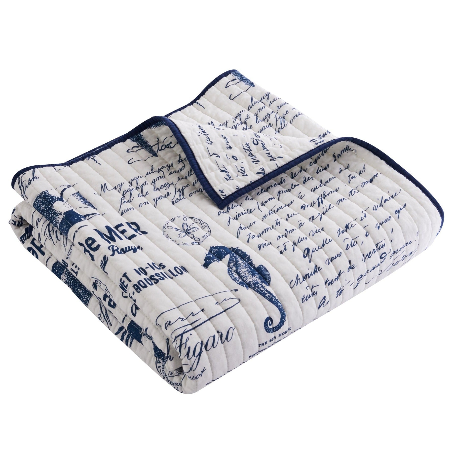 Levtex Home Beach Life Quilted Throw Throws
