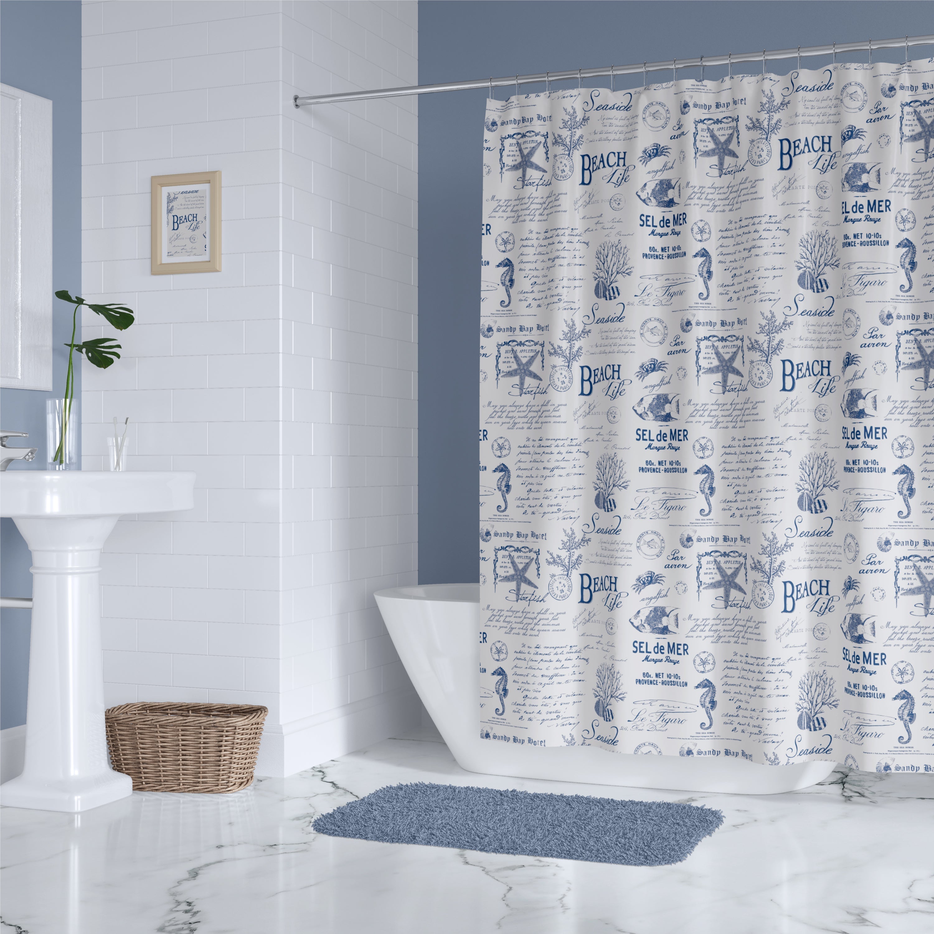 Levtex Home Beach Life Shower Curtain Shower Curtains