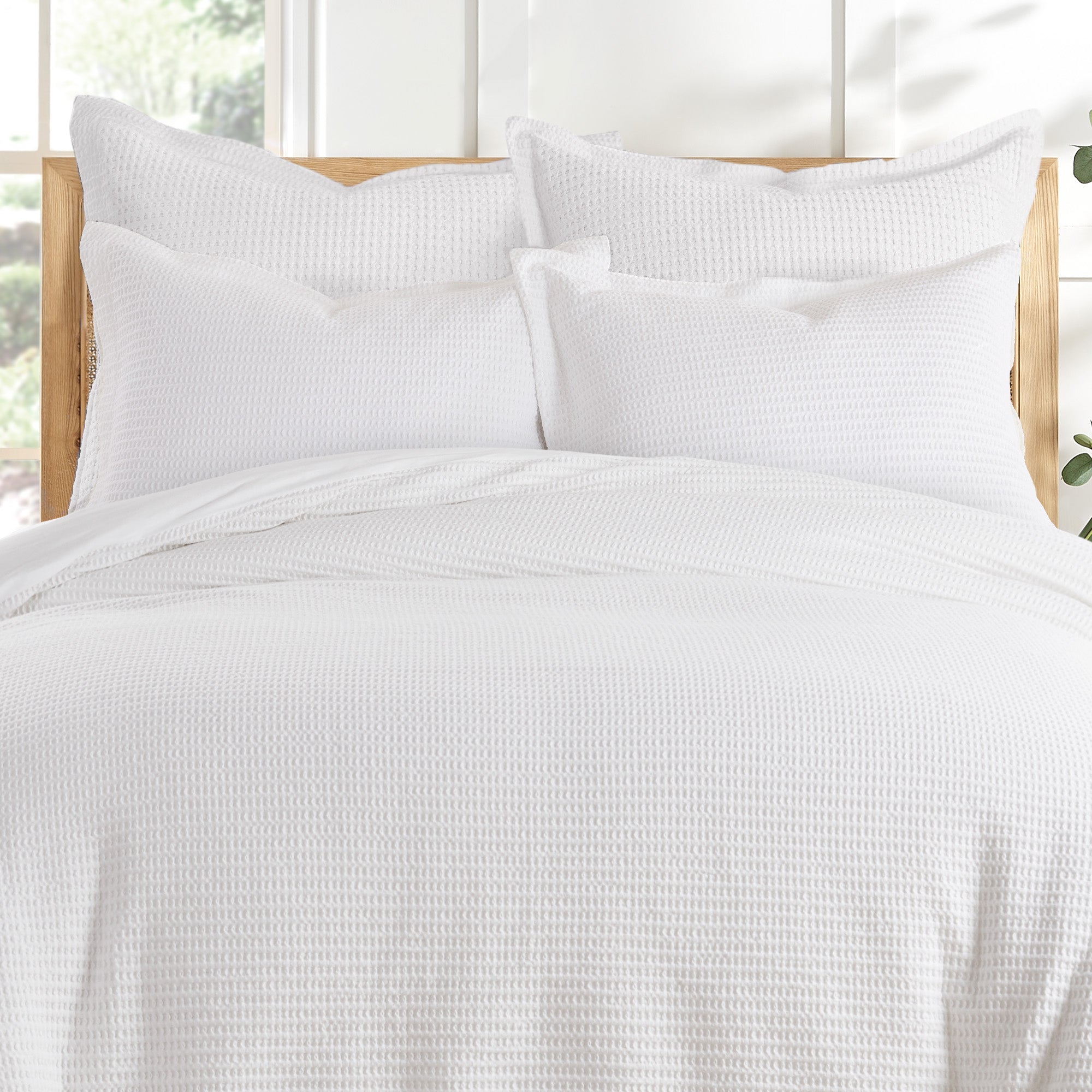 Levtex Home Cloud Waffle Euro Sham set of 2 Euro Shams
