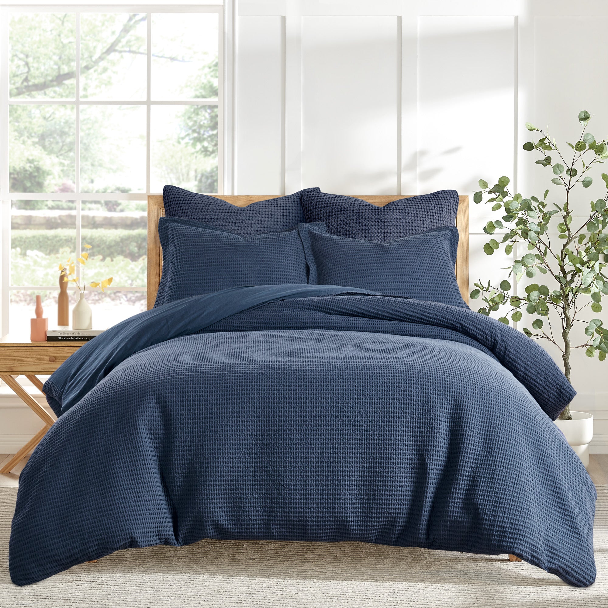 Levtex Home Cloud Waffle Navy Comforter Set Comforter