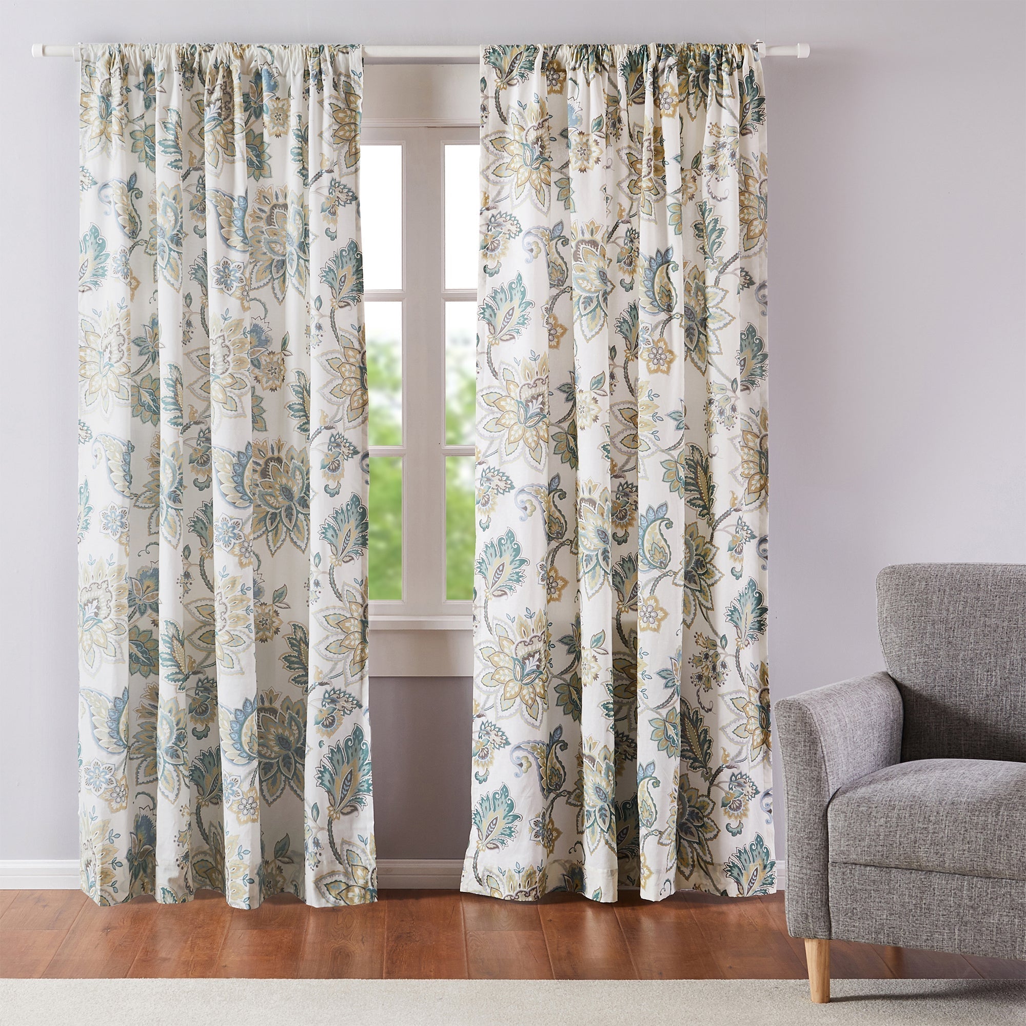 Levtex Home Palladium Grey Drape Panel Drapes