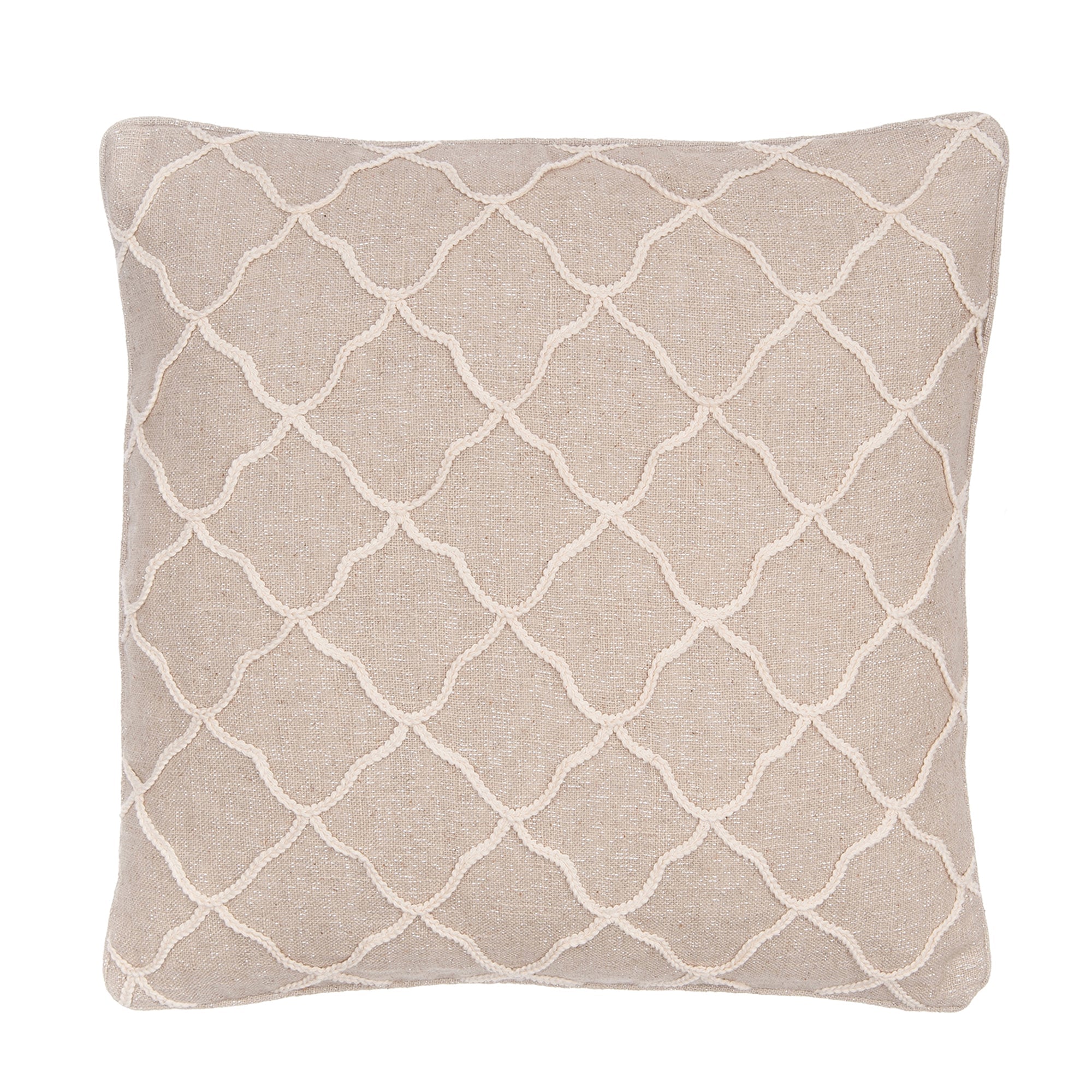 Levtex Home Palladium Rope Sparkle Burlap Pillow Decorative Pillows