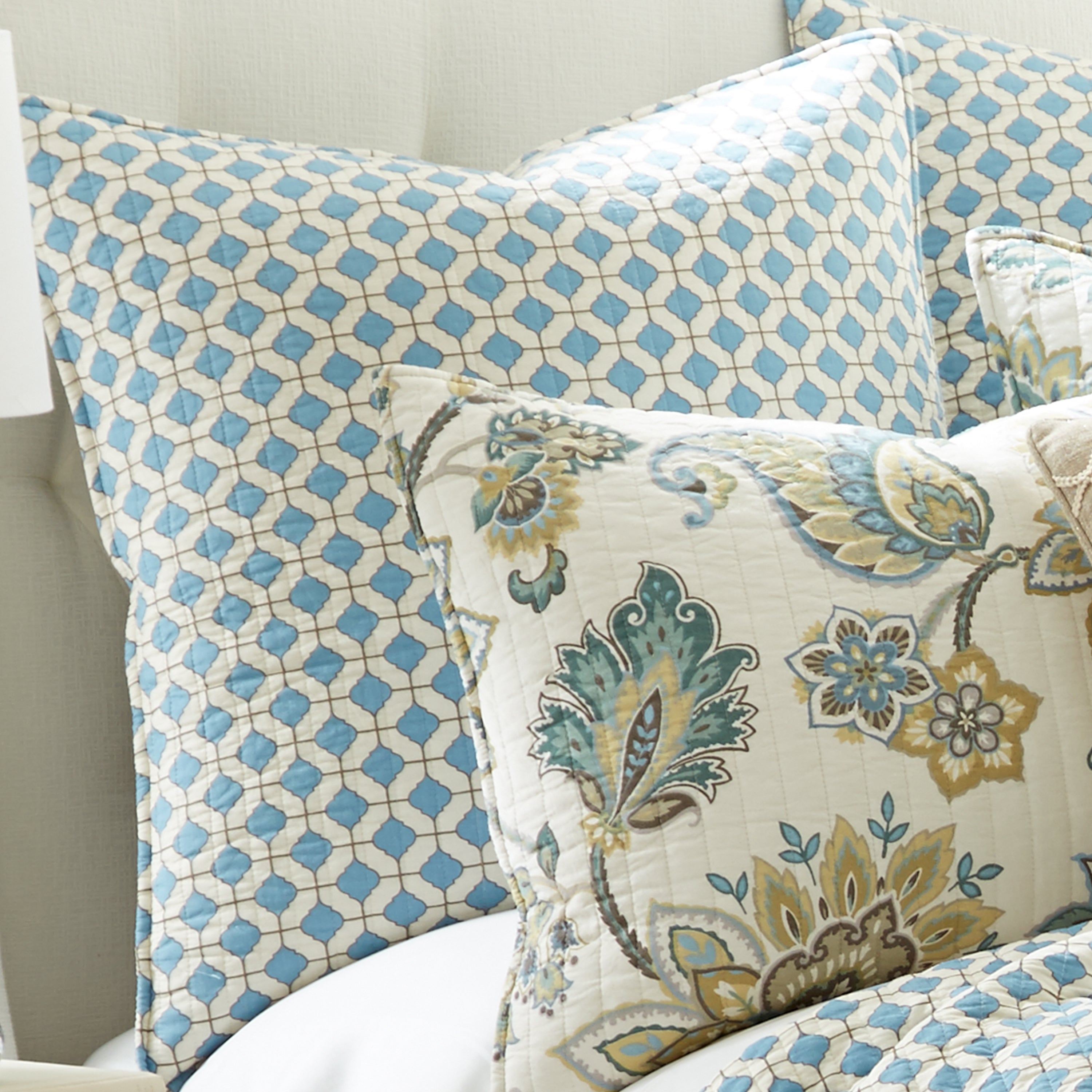 Levtex Home Grey Palladium Euro Shams Set of 2 Euro Shams