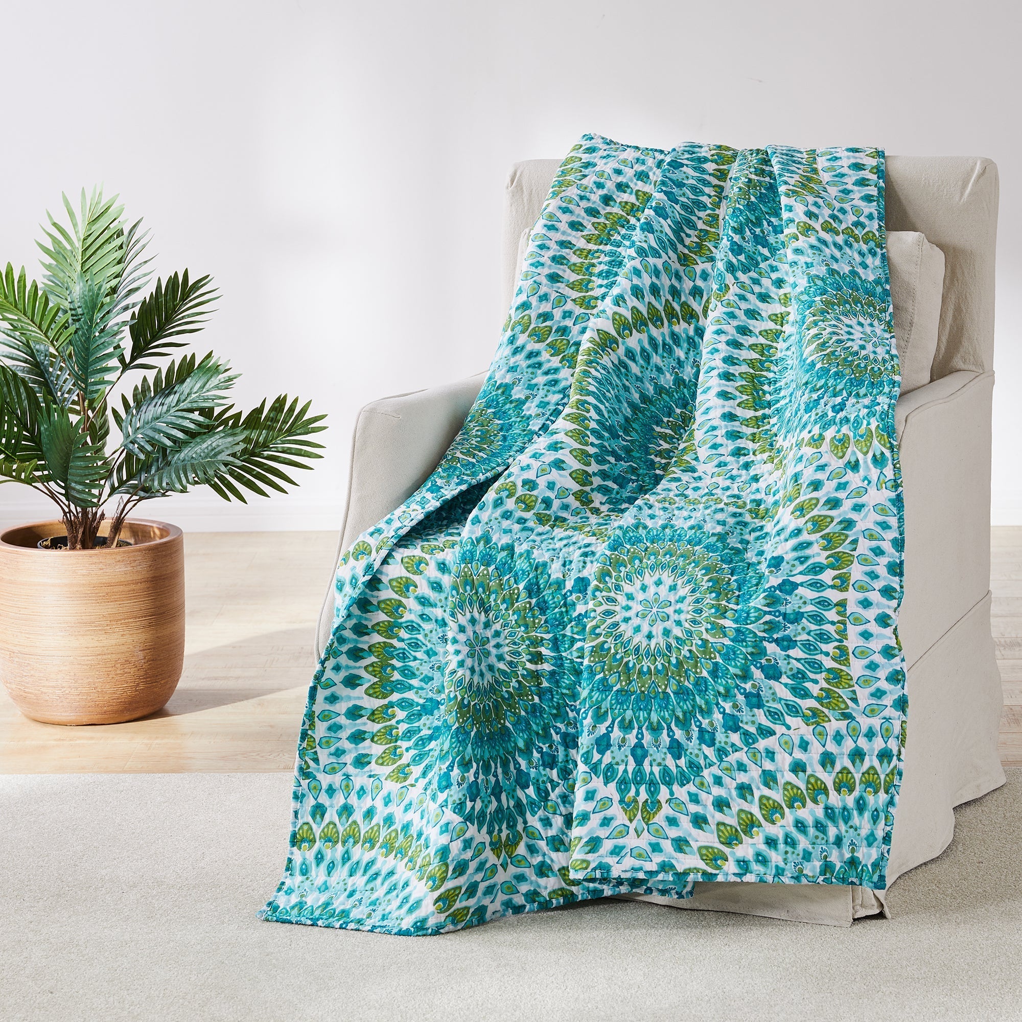 Levtex Home Mirage Quilted Throw Throws