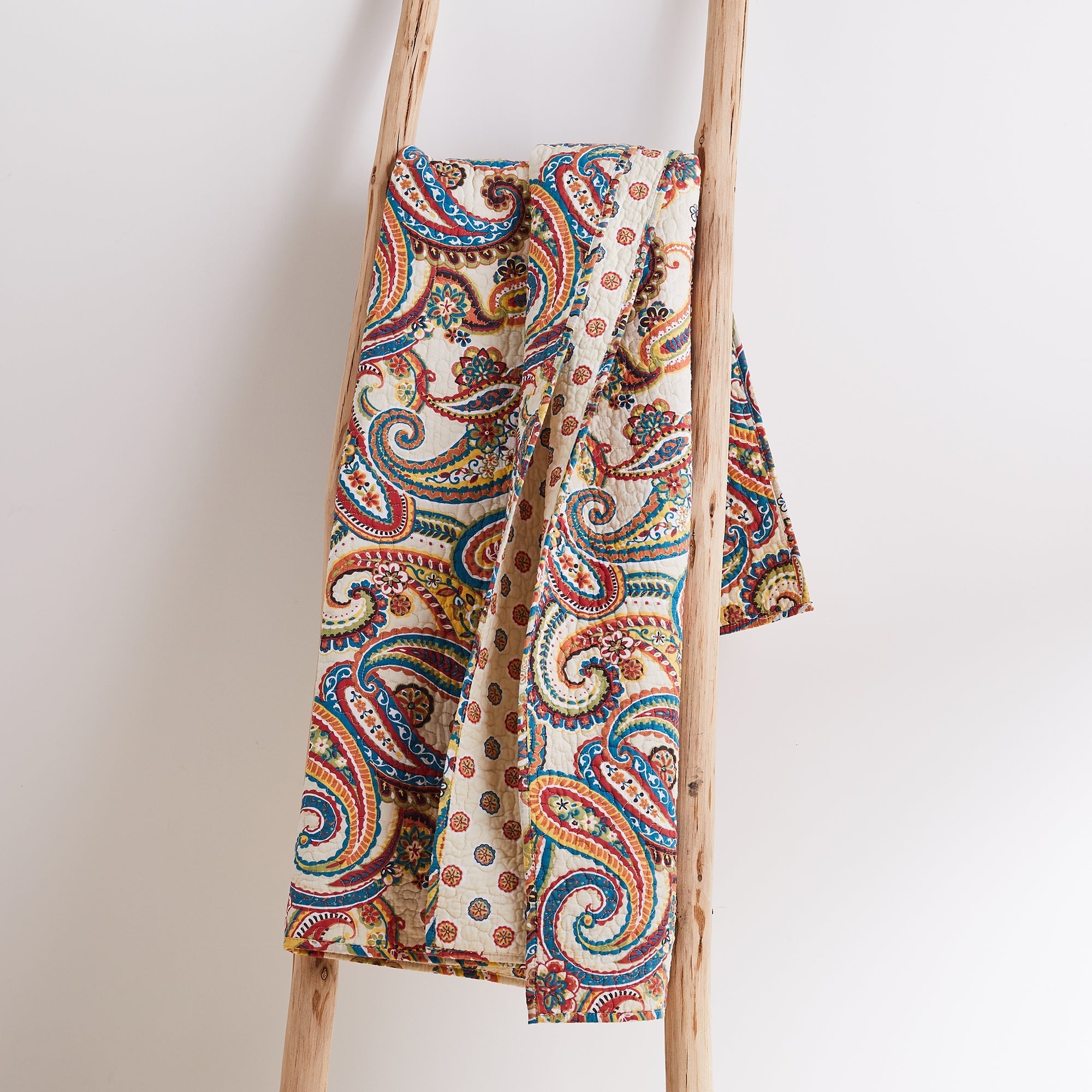 Levtex Home Alyssa Paisley Quilted Throw Throws