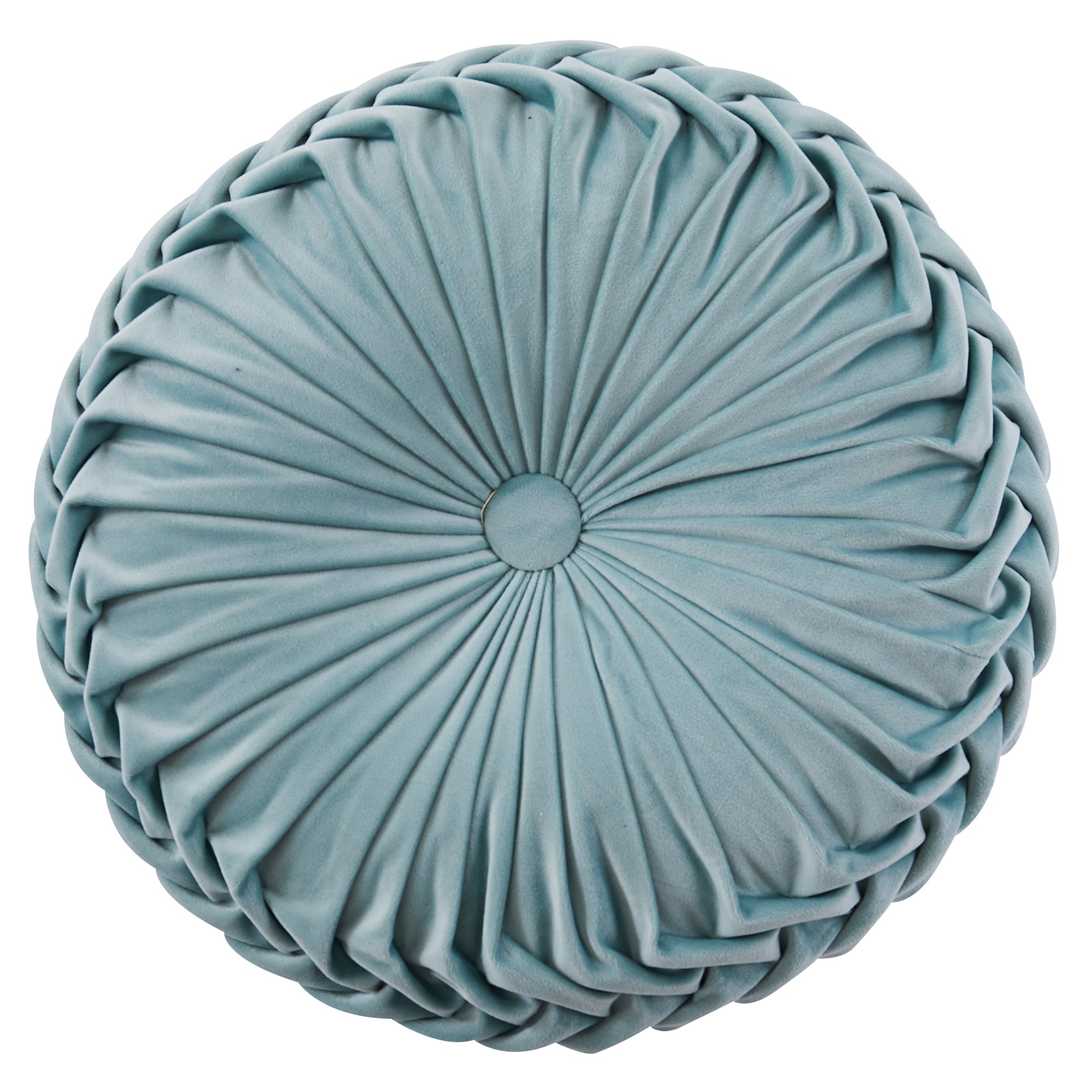 Levtex Home Briar Teal Velvet Round Pillow Decorative Pillows