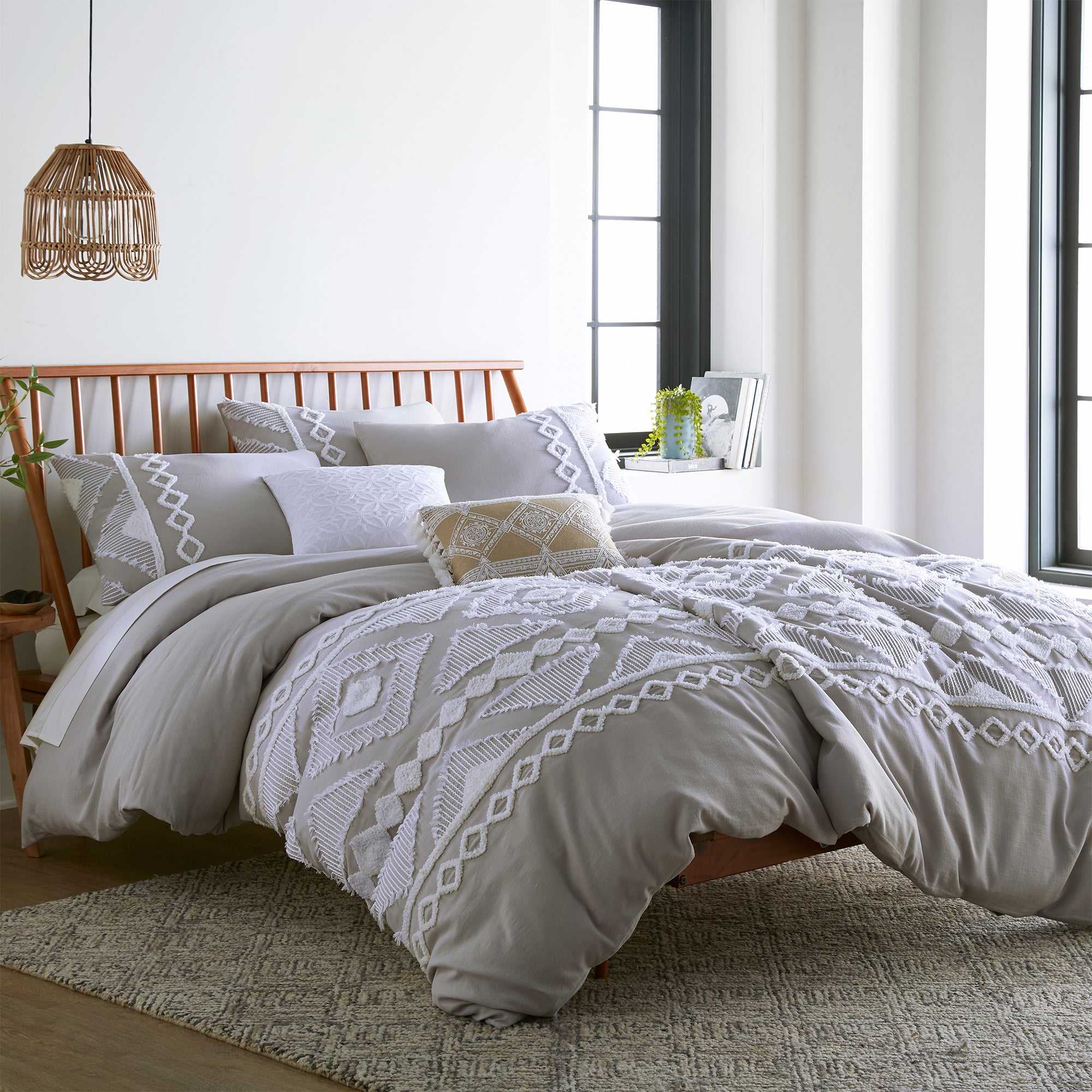 Levtex Home Harleson Chenille Duvet Cover Set Duvets
