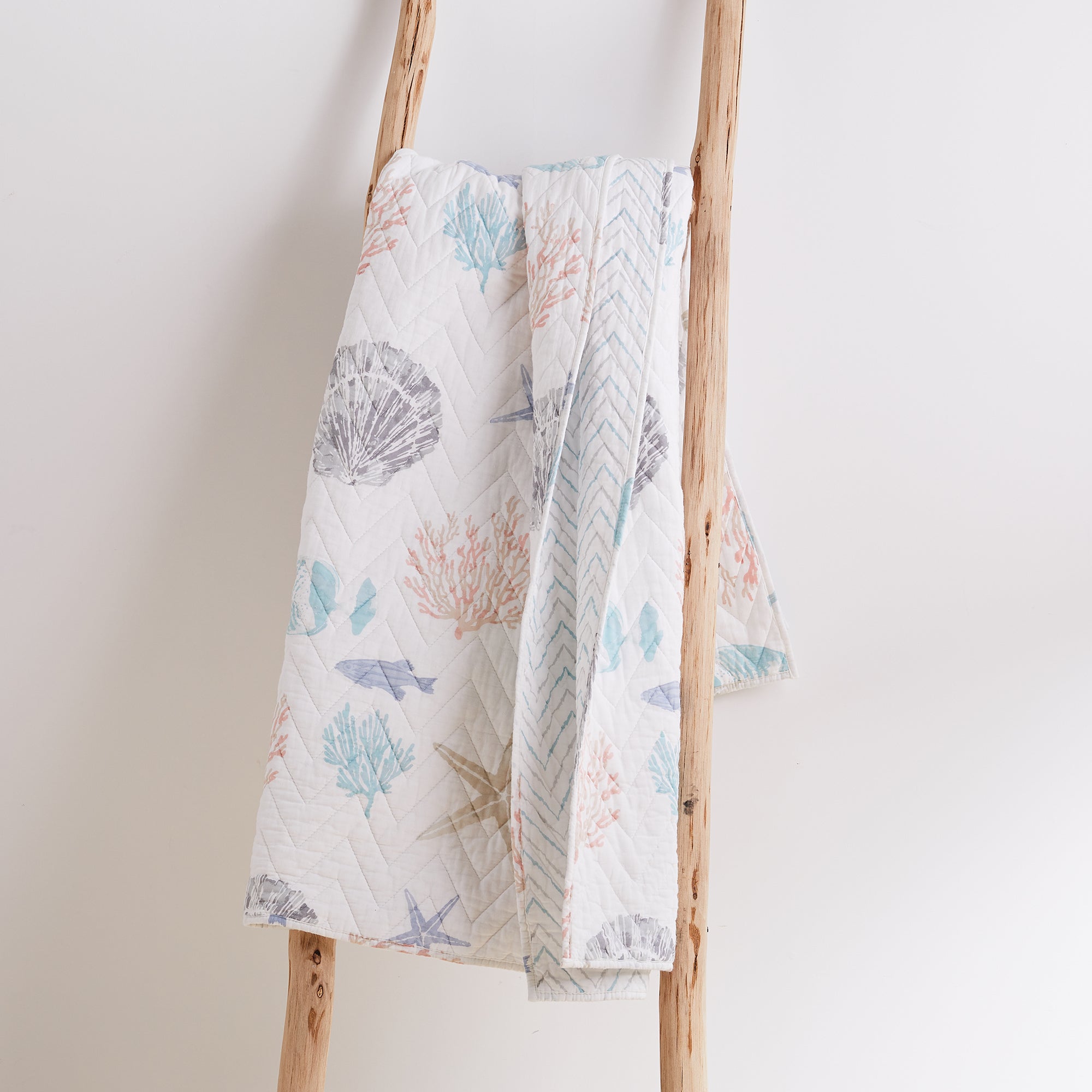 Levtex Home Blue Sea Quilted Throw Throws