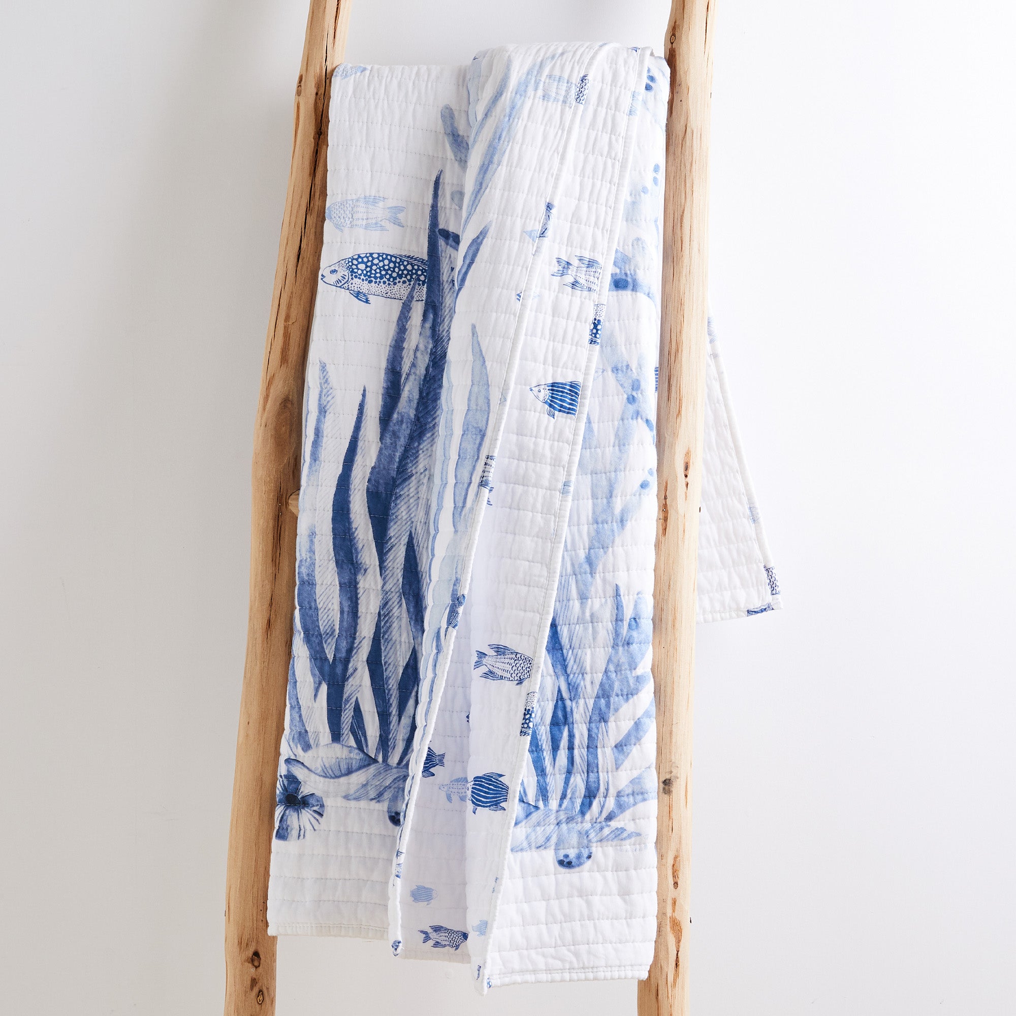 Levtex Home Indigo Tide Quilted Throw Throws
