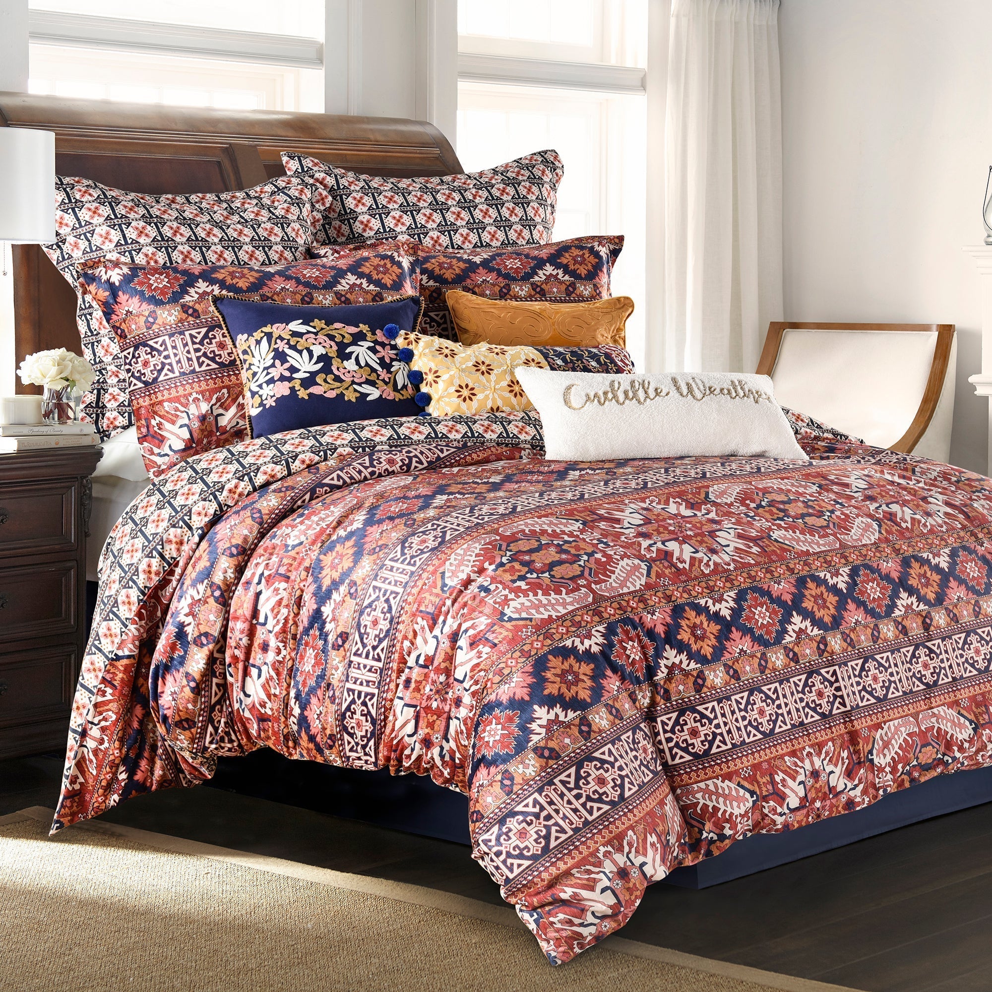 Levtex Home Madera Velvet Duvet Duvets