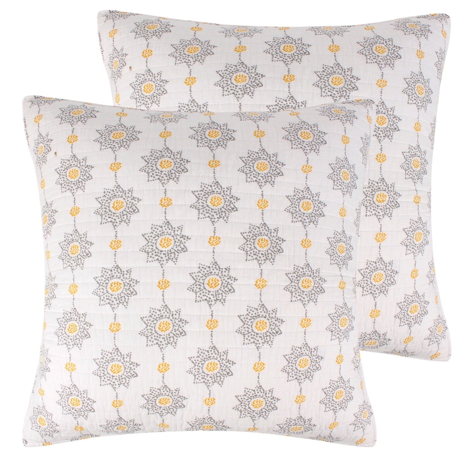 Levtex Home Luiza Ochre Euro Sham 2pk Euro Shams