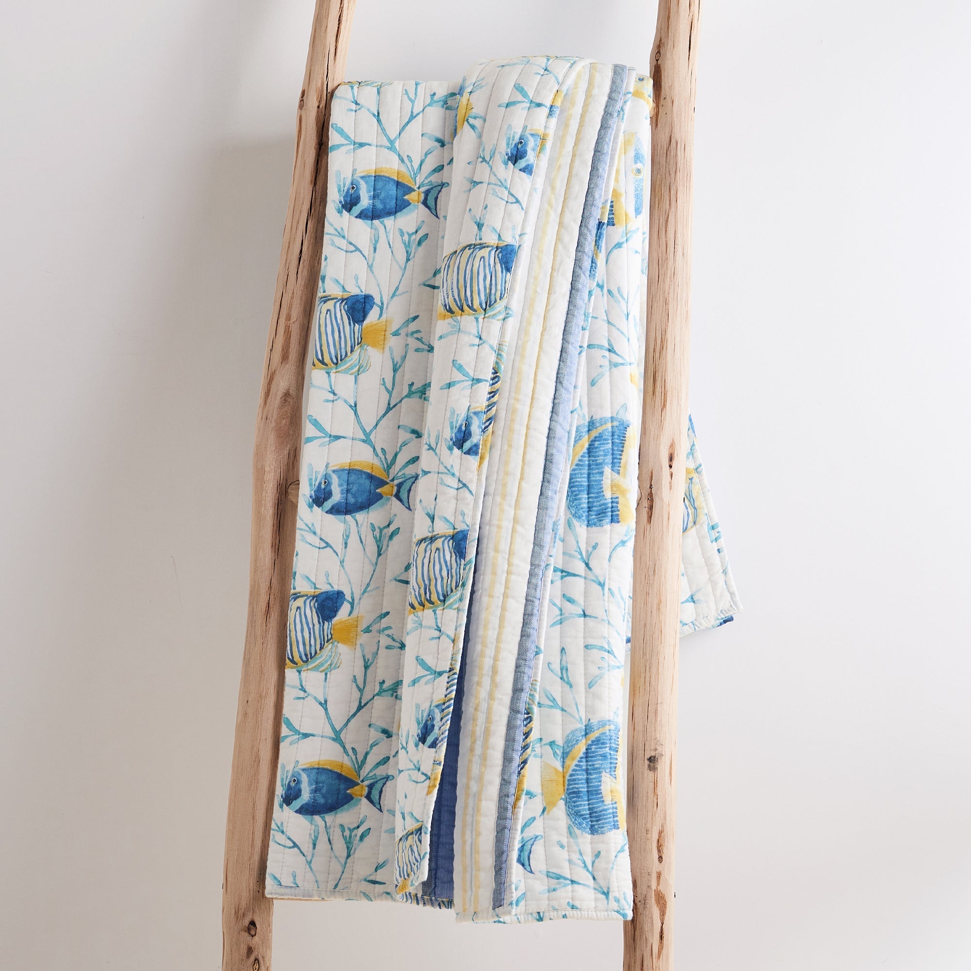 Levtex Home Tropical Sea Quilted Throw Throws